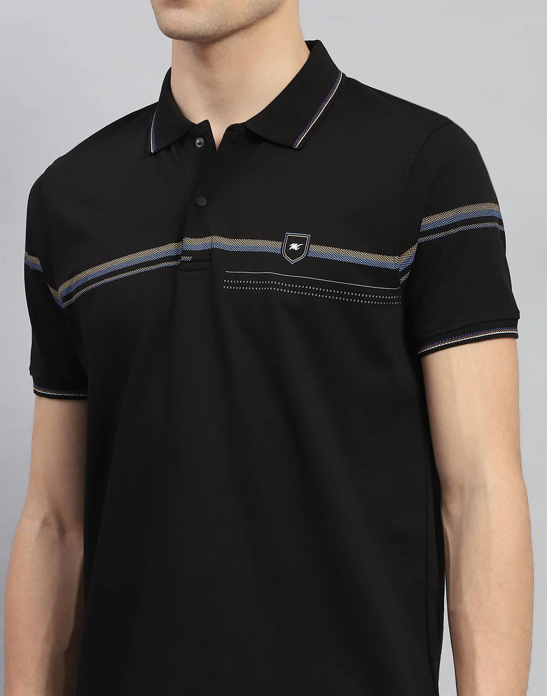 Men Black Solid  Half Sleeve Lower Set - Image 7