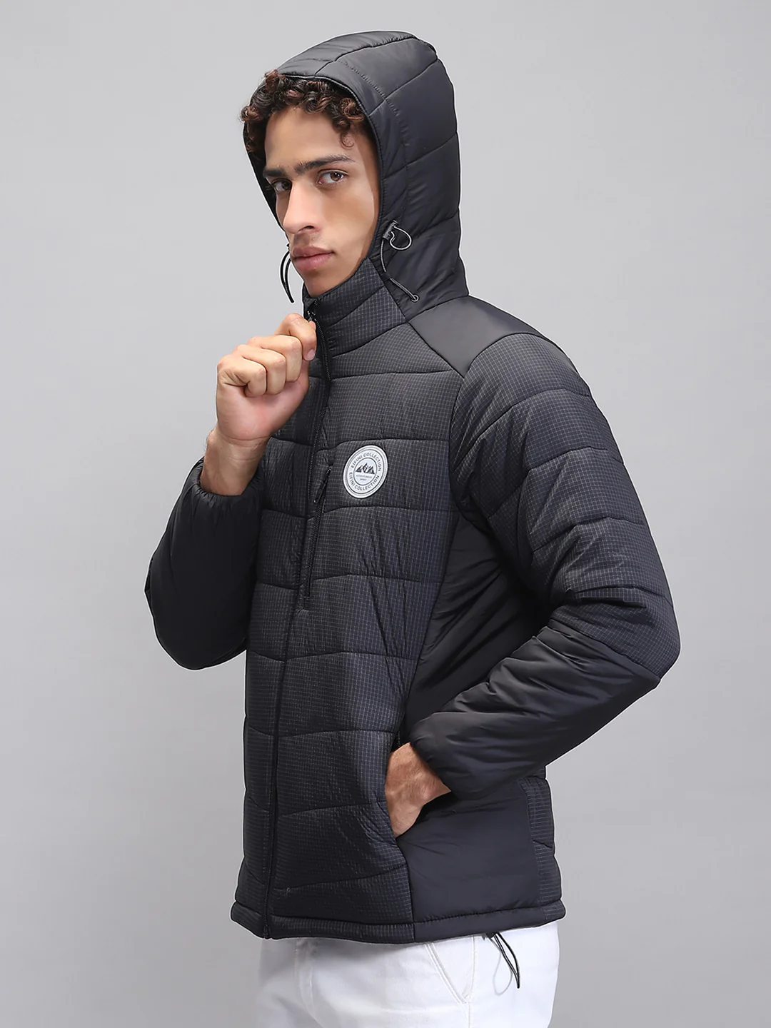 Rock.it Men Black Solid Hooded Full Sleeve Jacket - Image 6