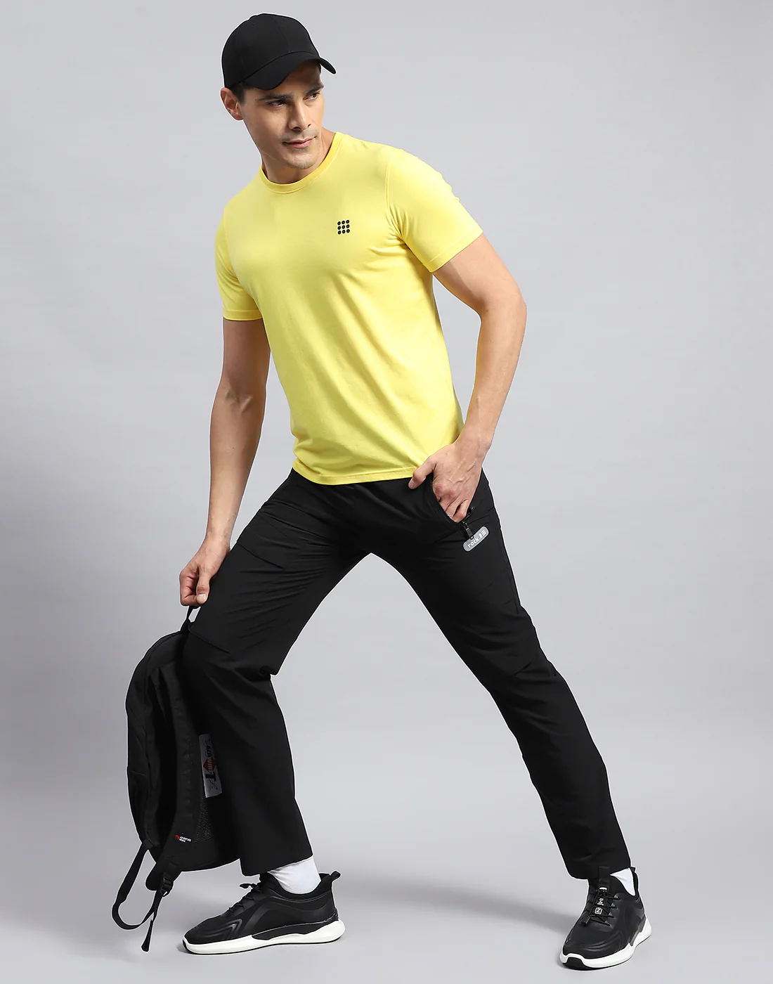 Rock.it Men Black Solid Regular Fit Jogger - Image 2