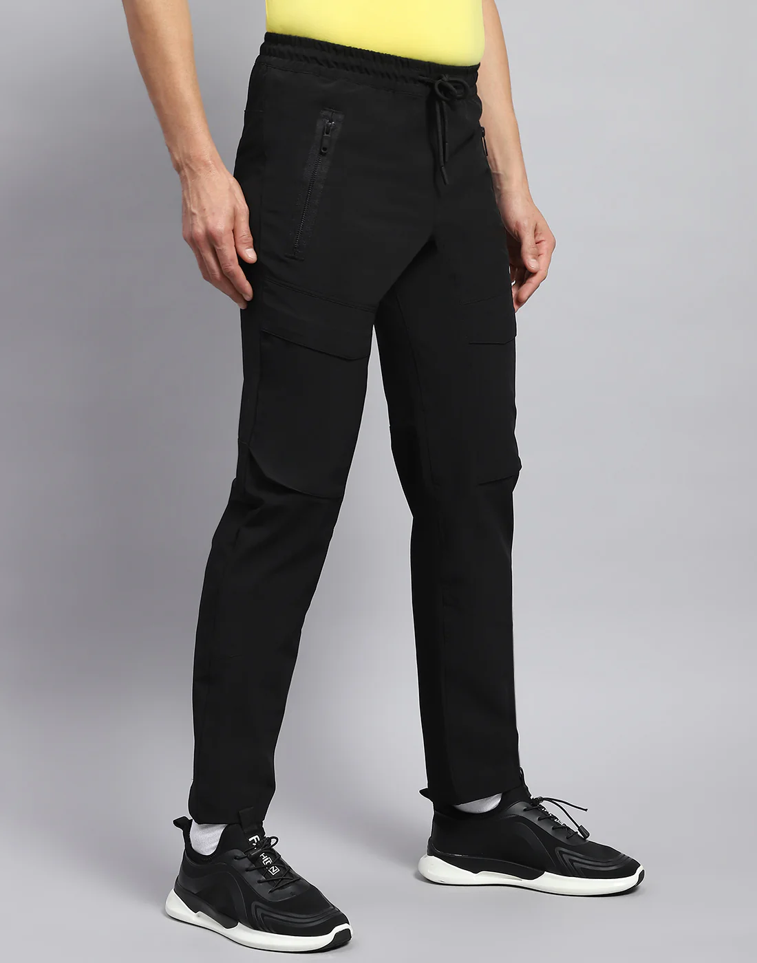 Rock.it Men Black Solid Regular Fit Jogger - Image 4