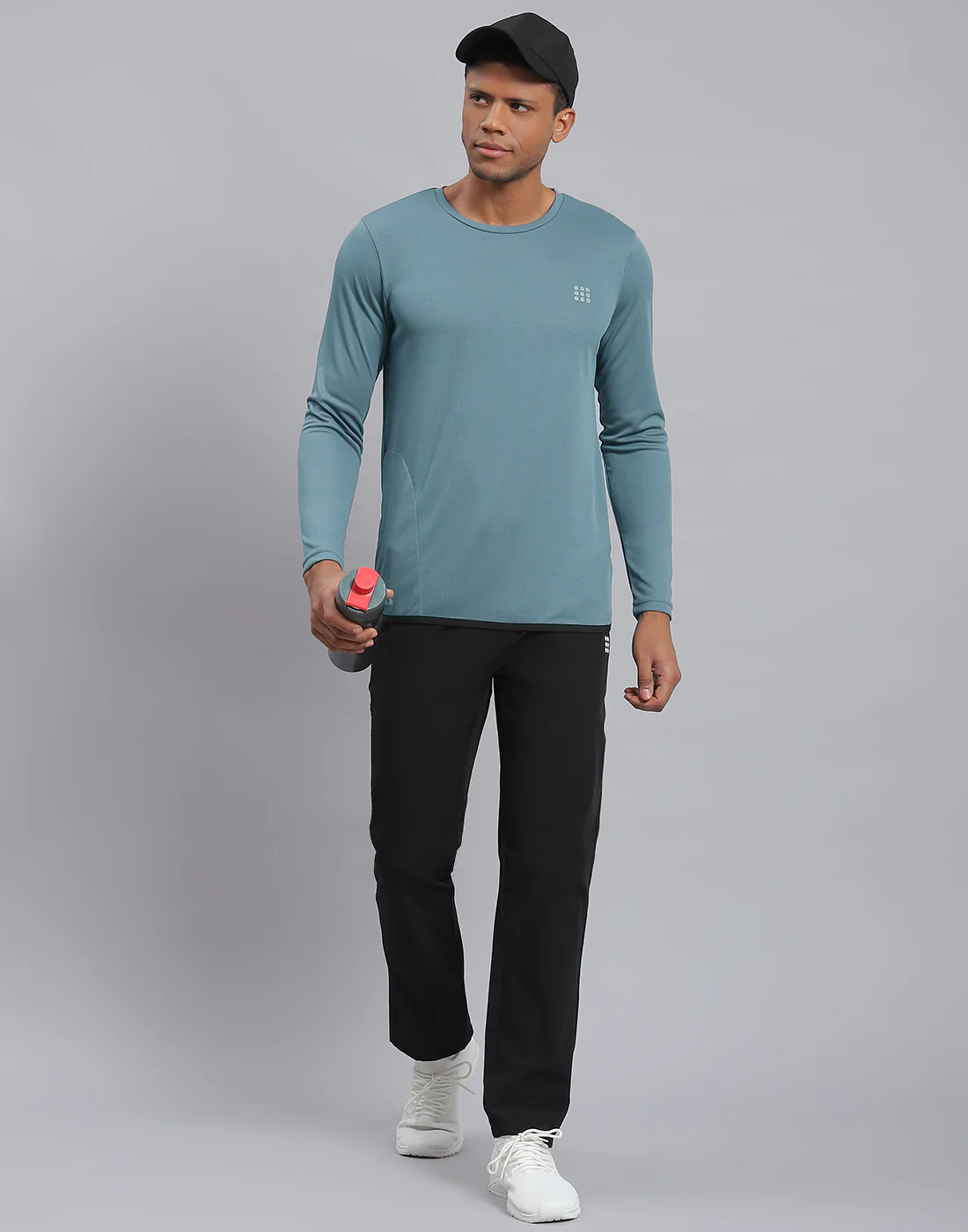 Rock.it Men Black Solid Regular Fit Winter Lower - Image 2