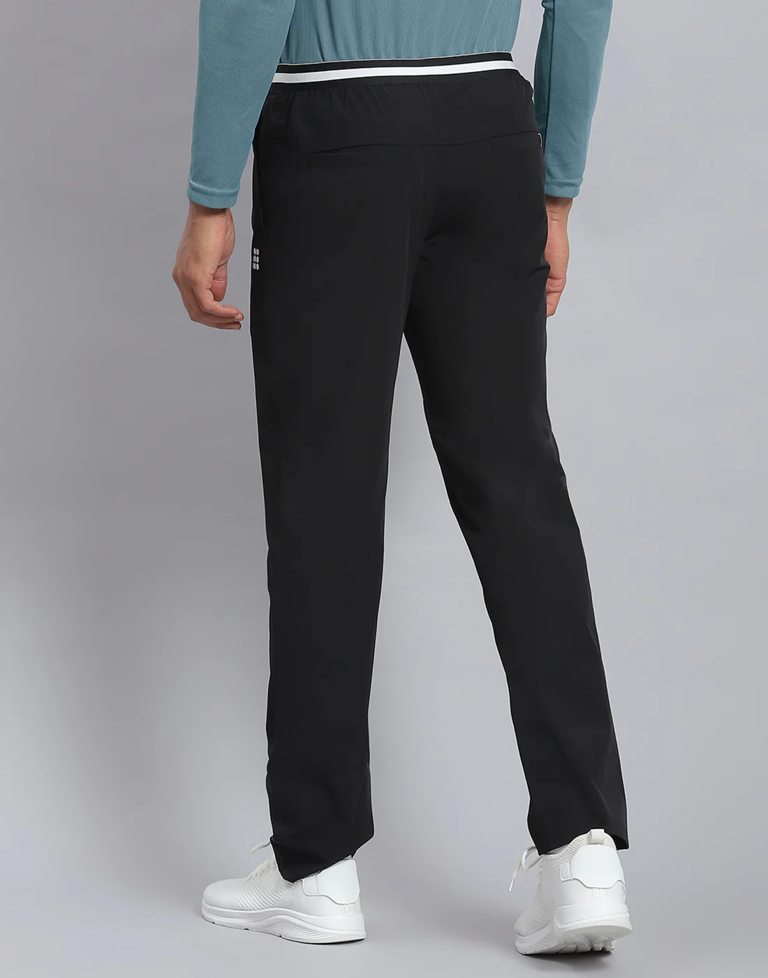Rock.it Men Black Solid Regular Fit Winter Lower - Image 5