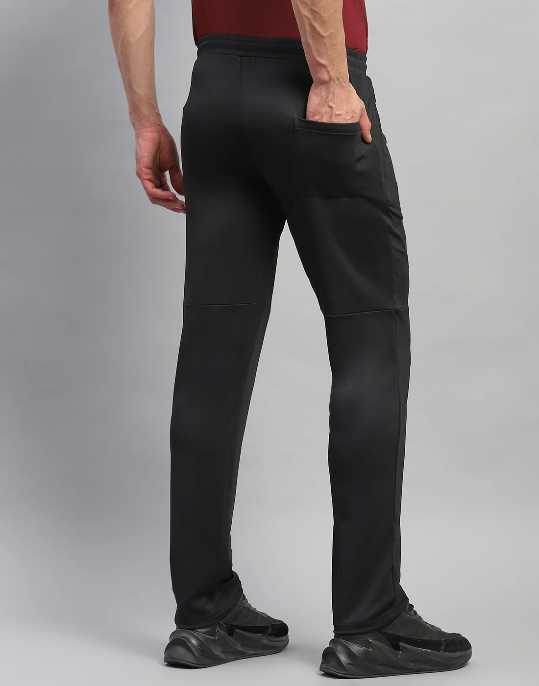 Rock.it Men Black Solid Regular Fit Lower - Image 5