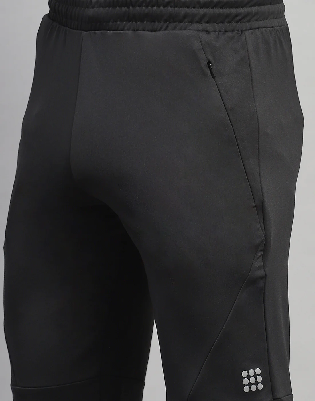 Rock.it Men Black Solid Regular Fit Lower - Image 6