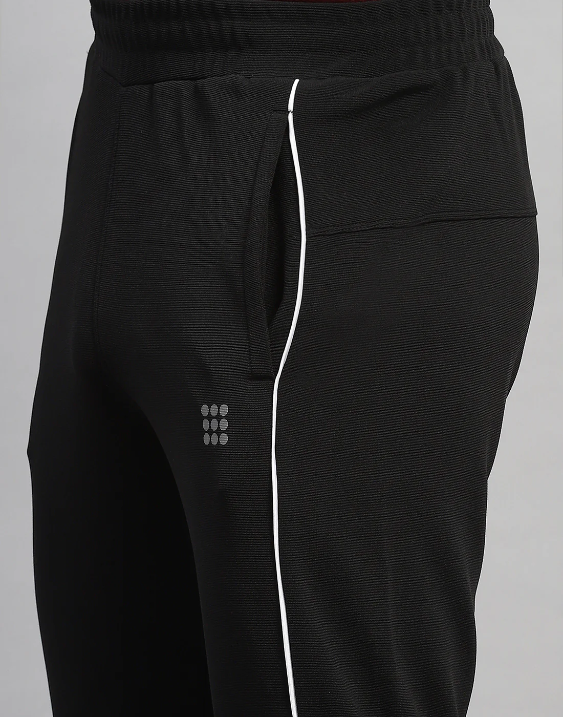 Rock.it Men Black Solid Regular Fit Lower - Image 6
