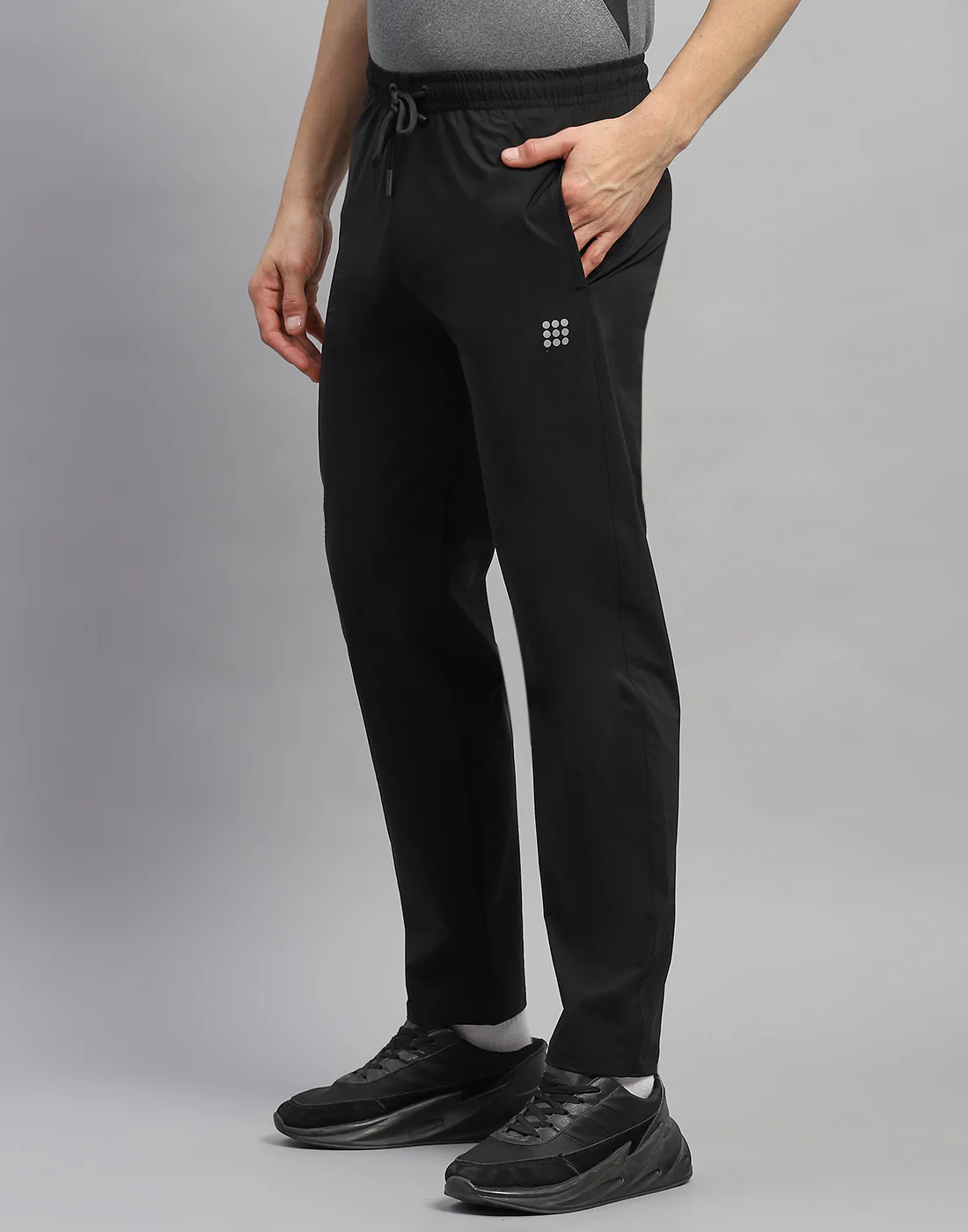 Rock.it Men Black Solid Regular Fit Lower - Image 3