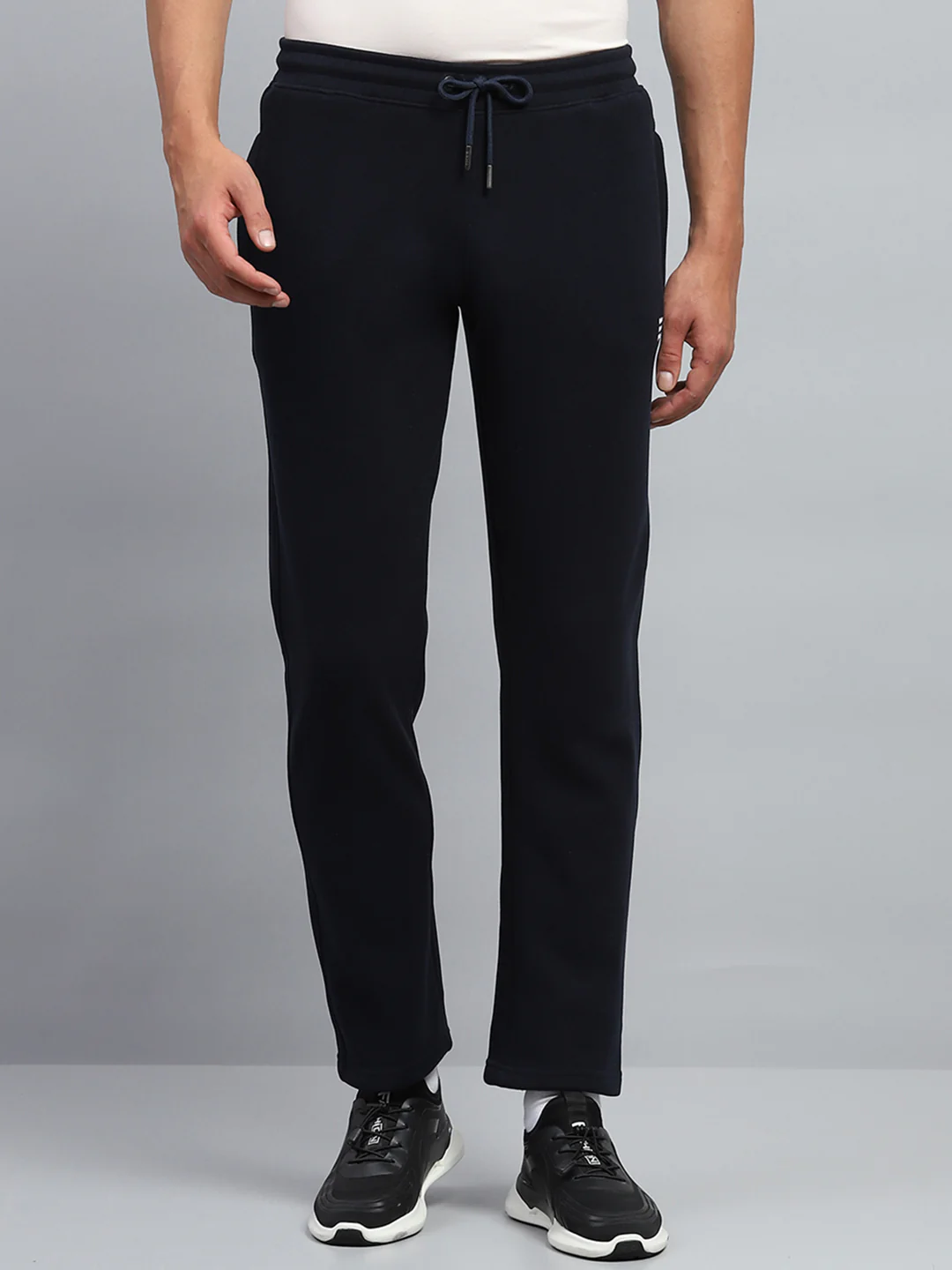 Rock.it Men Black Solid Regular Fit Lower - Image 2