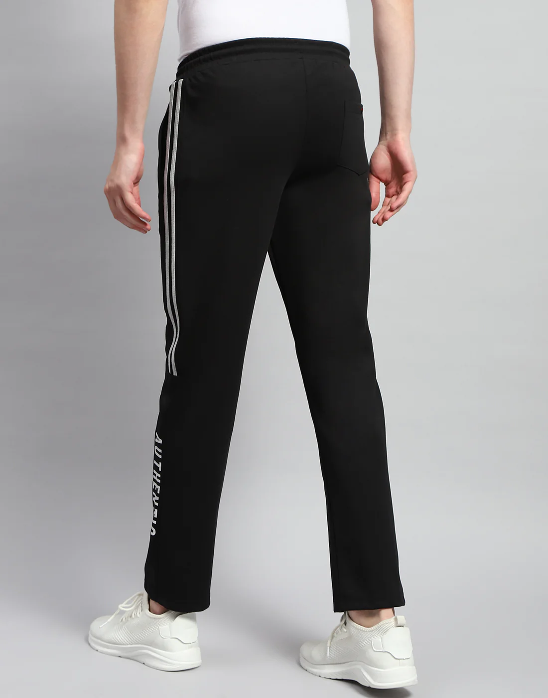 Men Black Solid Regular Fit Lower - Image 5