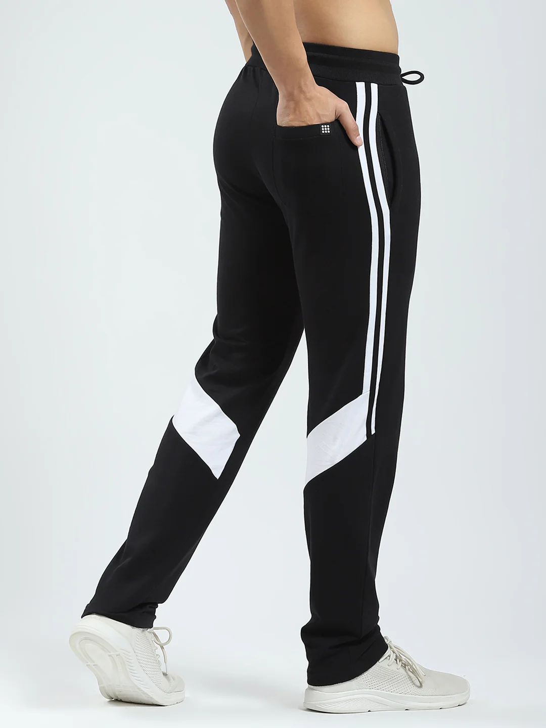 Rock.it Men Black Solid Regular Fit Lower - Image 5