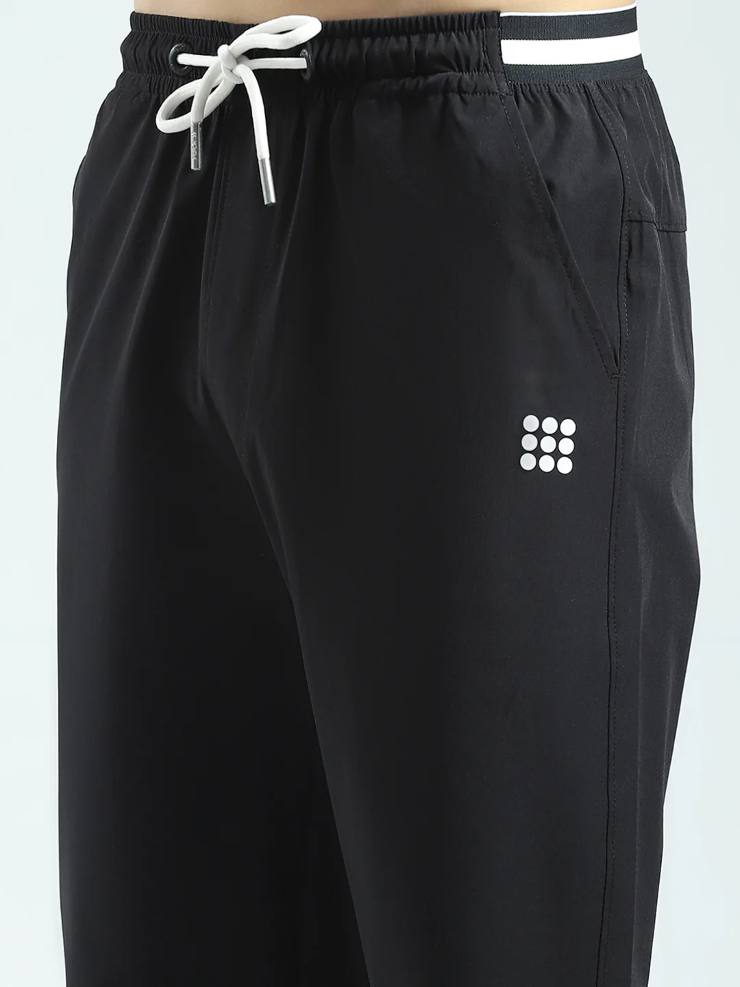 Rock.it Men Black Solid Regular Fit Lower - Image 6
