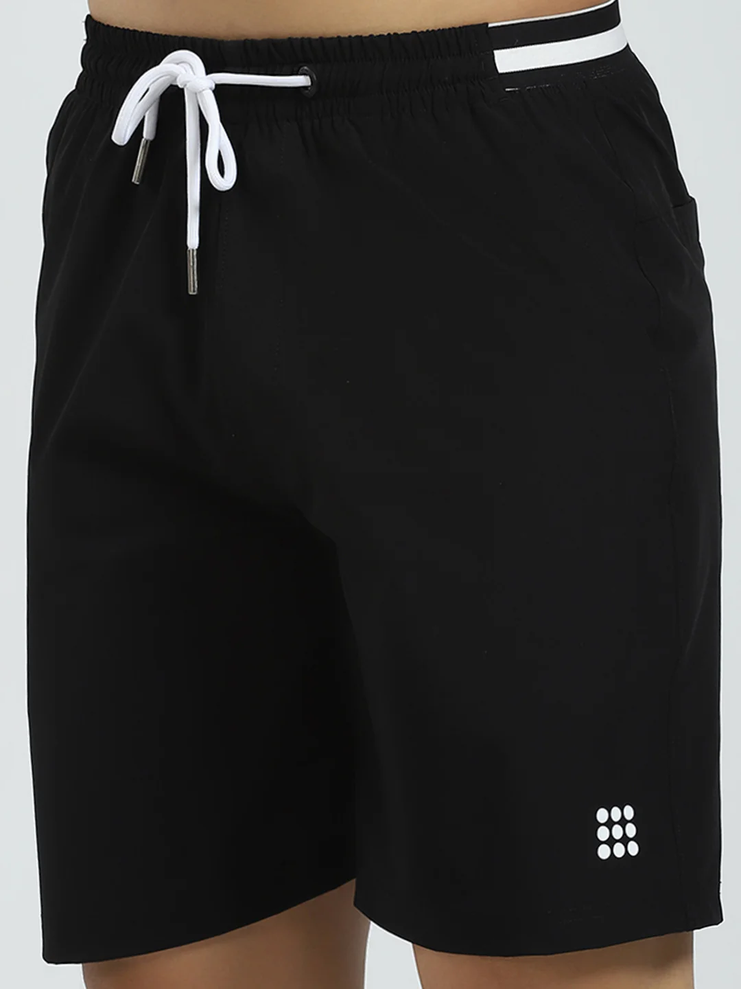 Rock.it Men Black Solid Regular Fit Short - Image 6