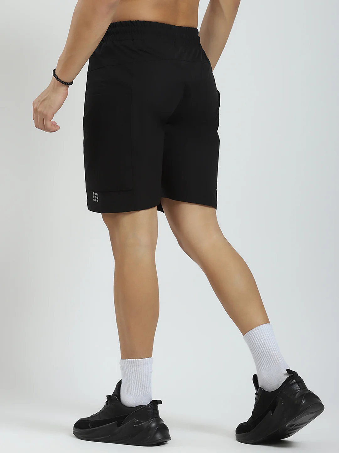 Rock.it Men Black Solid Regular Fit Short - Image 5