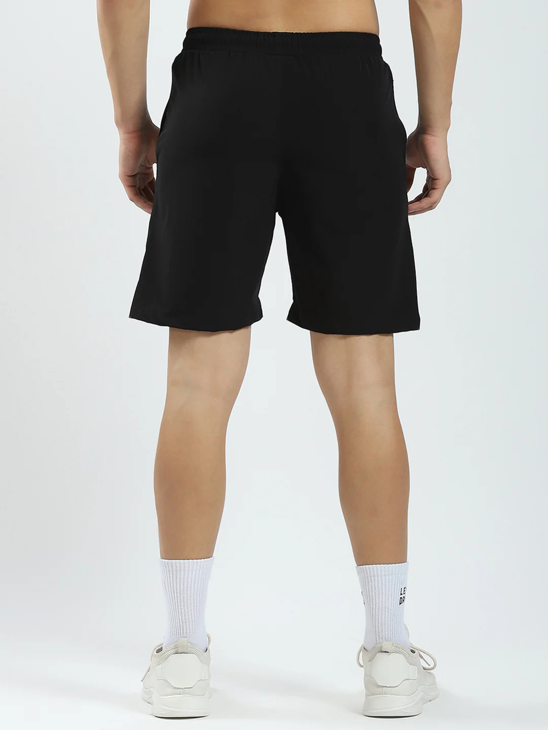 Rock.it Men Black Solid Regular Fit Short - Image 5