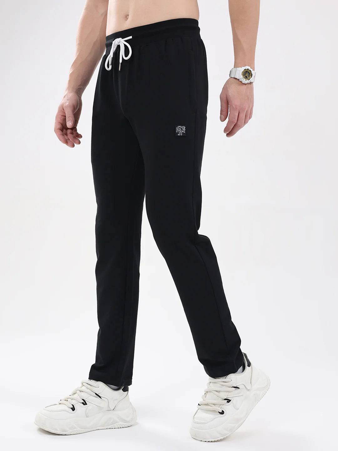 Rock.it Men Black Solid Regular Fit Winter Lower - Image 3