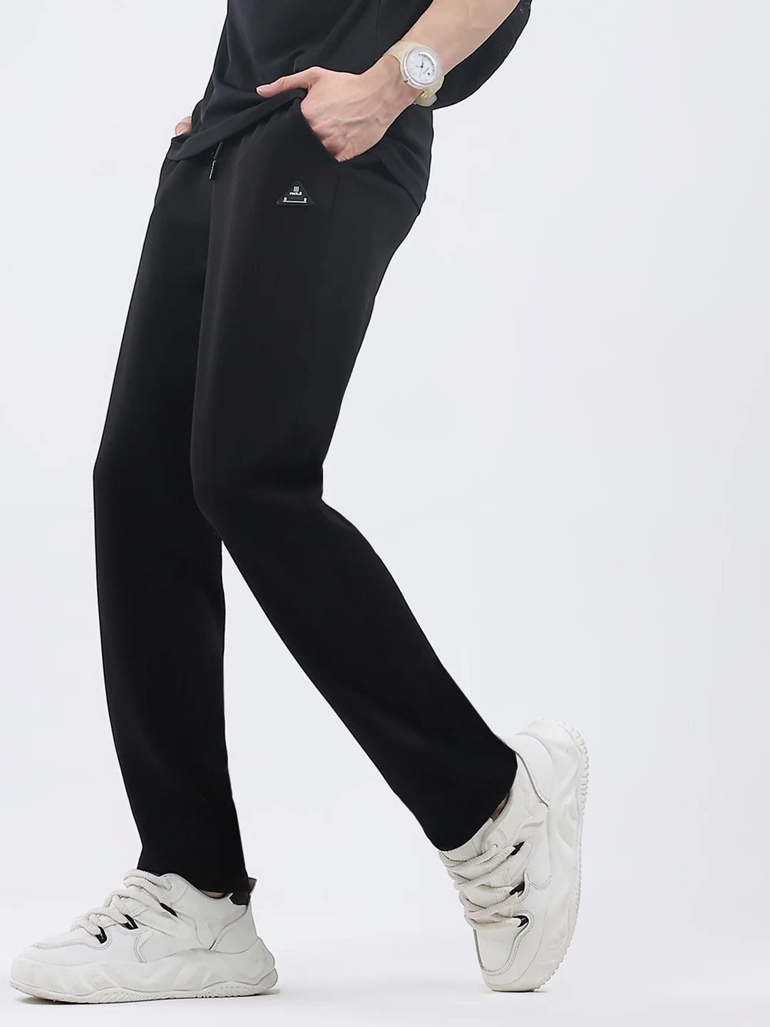 Rock.it Men Black Solid Regular Fit Winter Lower - Image 6