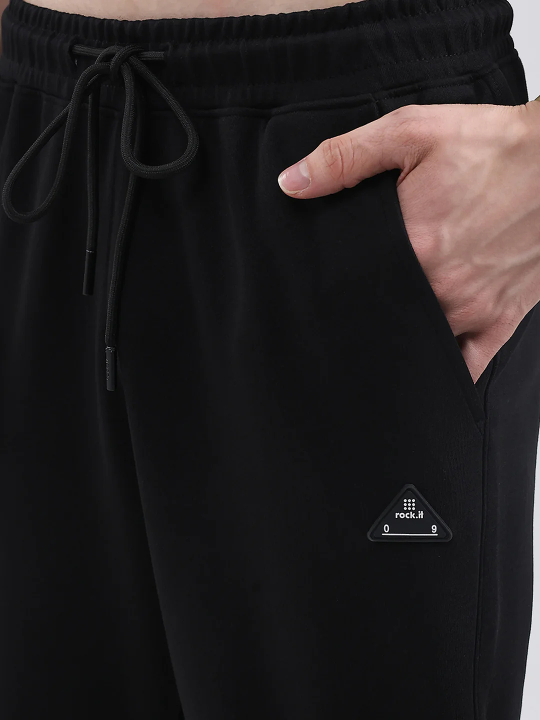 Rock.it Men Black Solid Regular Fit Winter Lower - Image 7