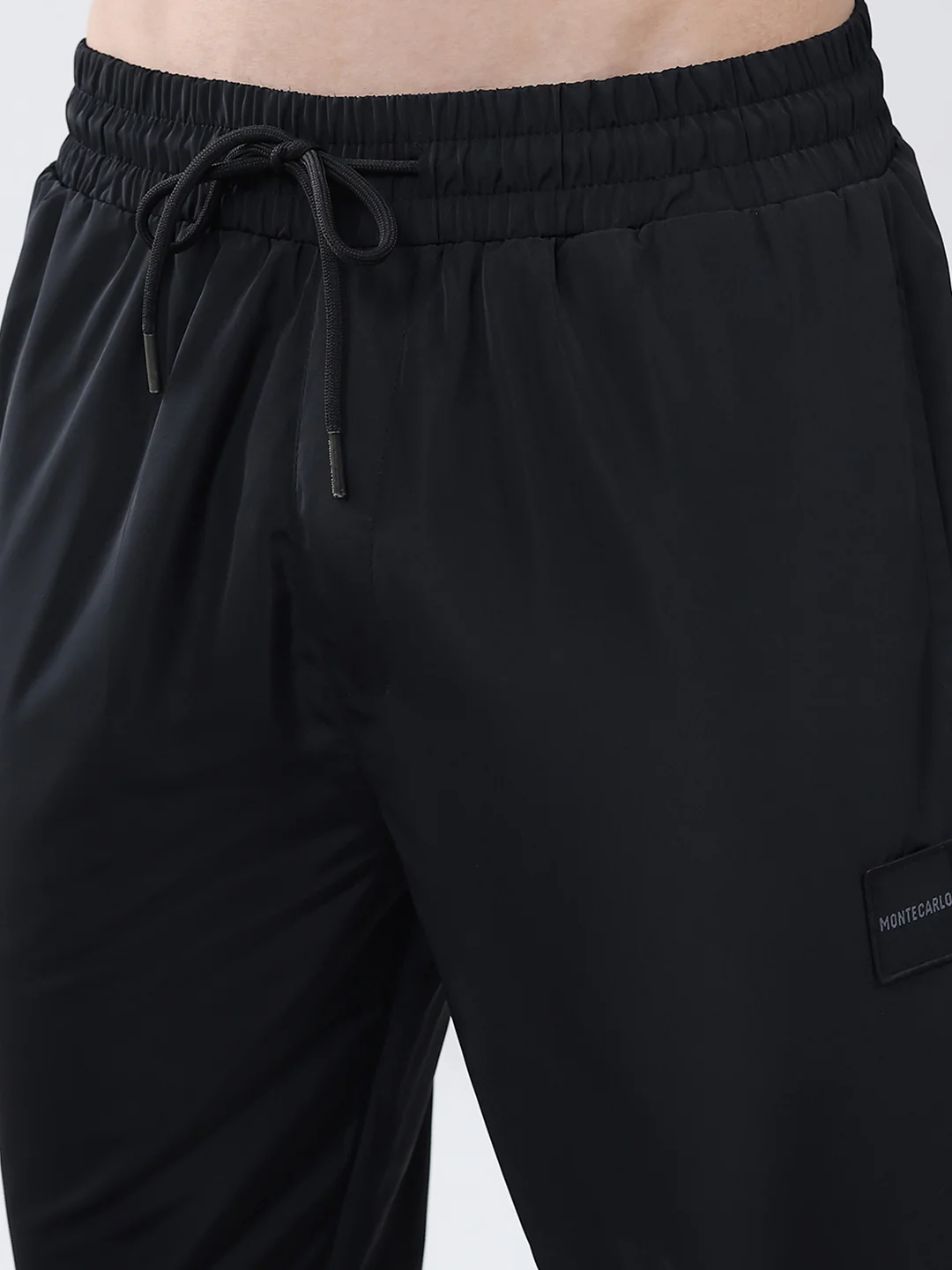 Men Black Solid Regular Fit Winter Lower - Image 6