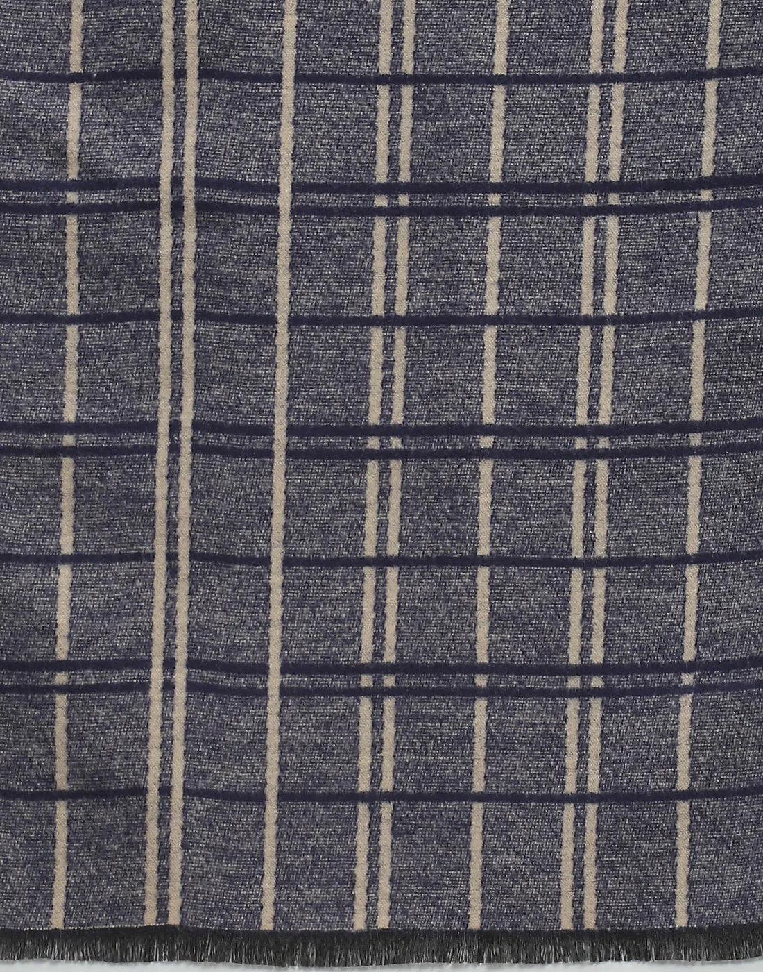 Men Blue Check Muffler - Image 6