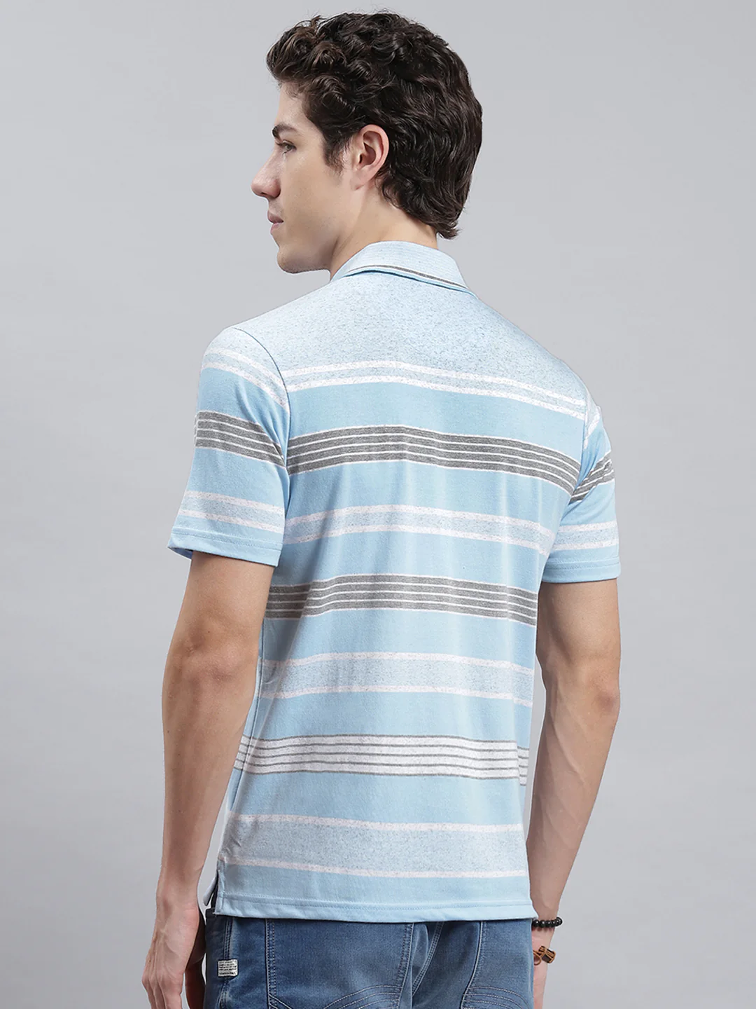 Men Blue Printed T-Shirt - Image 5