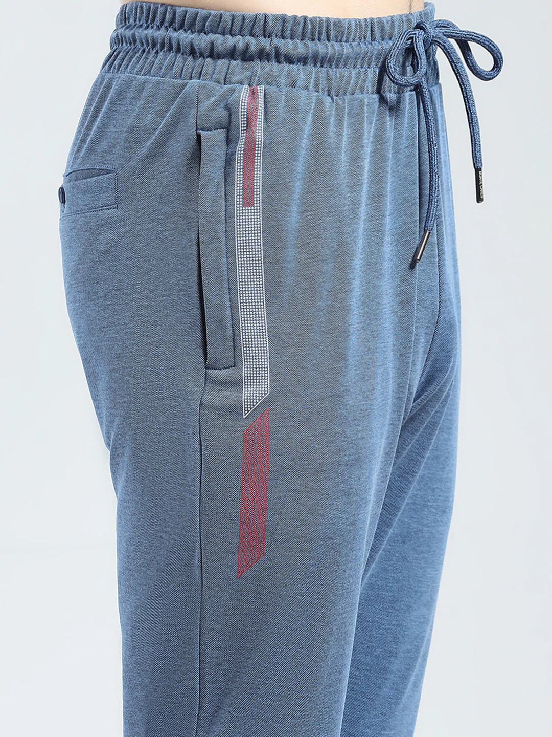 Men Blue Solid Collar Half Sleeve Lower Set - Image 8