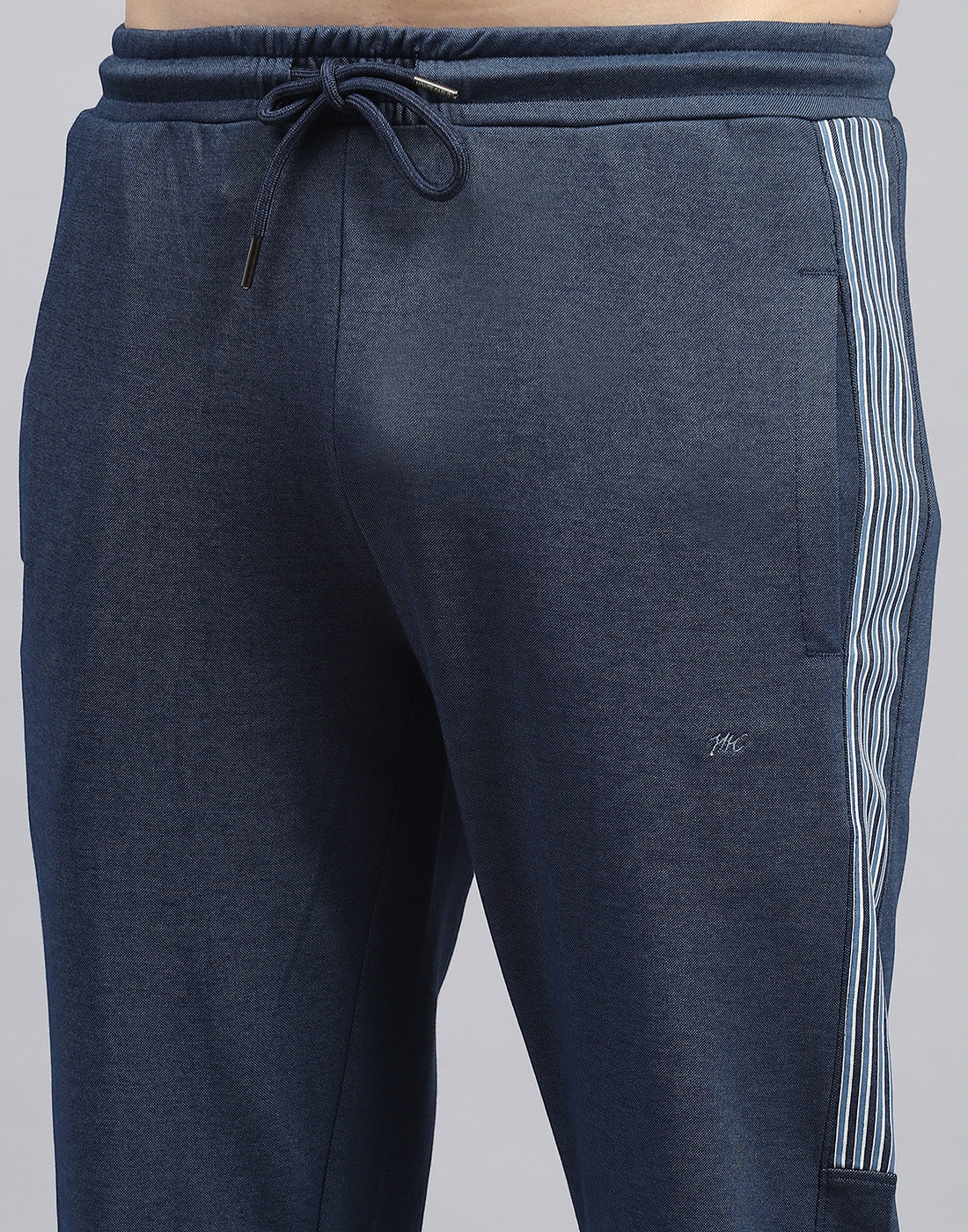 Men Blue Solid Polo Collar Half Sleeve Lower Set - Image 8