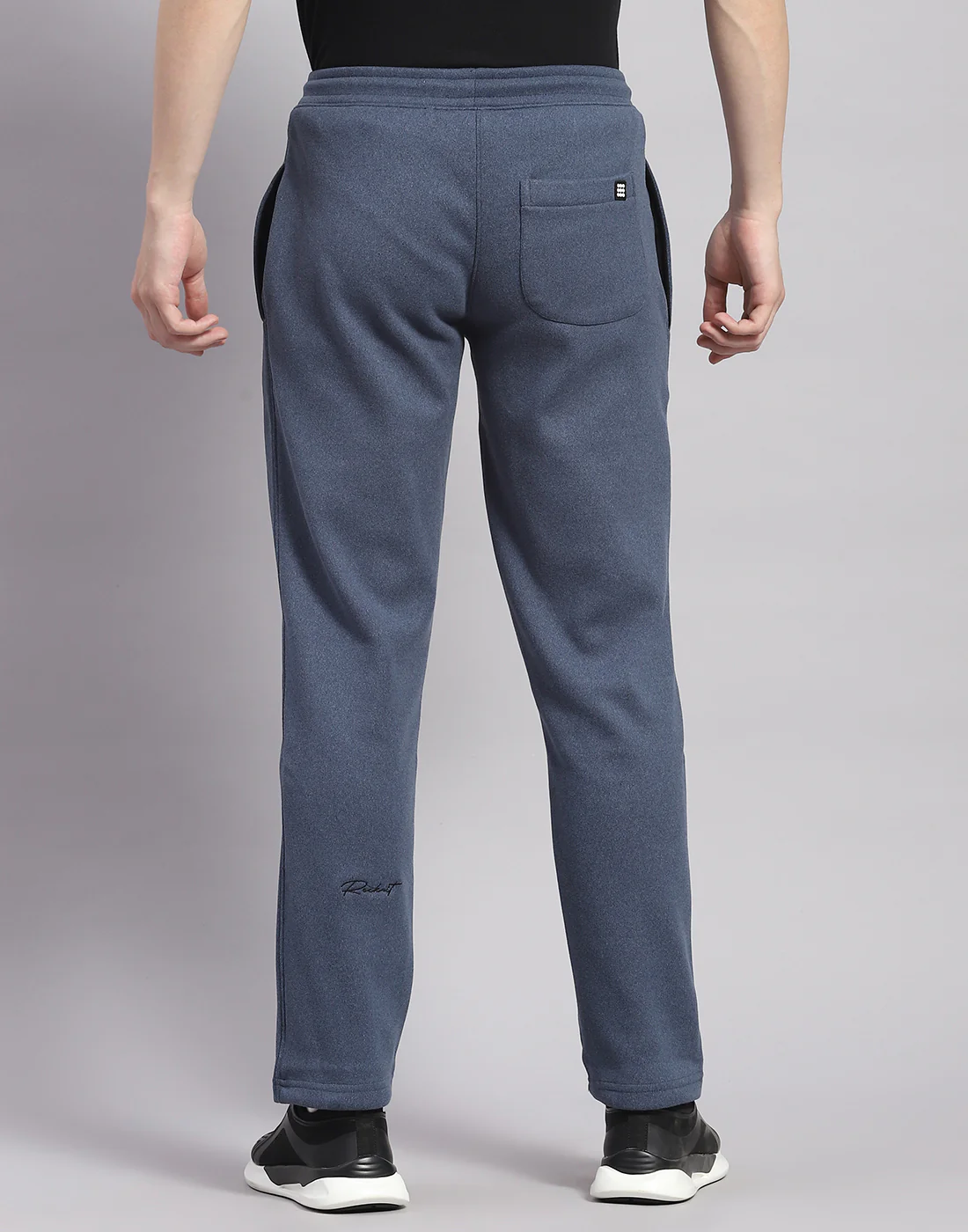 Rock.it Men Blue Solid Regular Fit Lower - Image 5