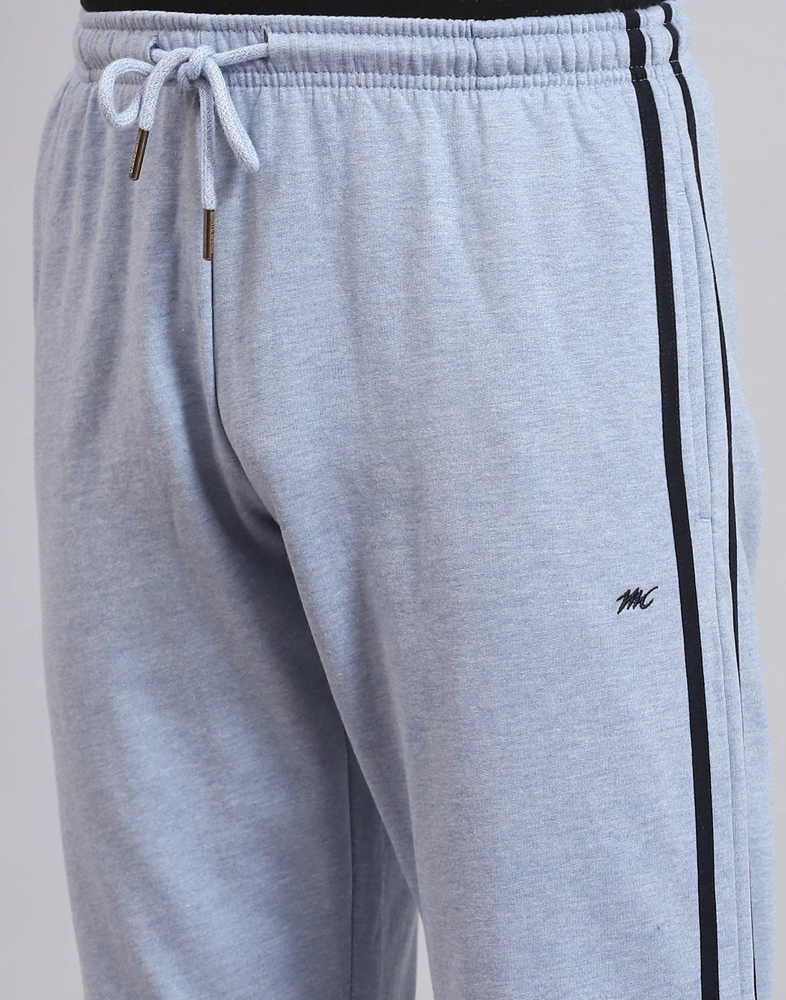 Men Blue Solid Regular Fit Winter Lower - Image 7