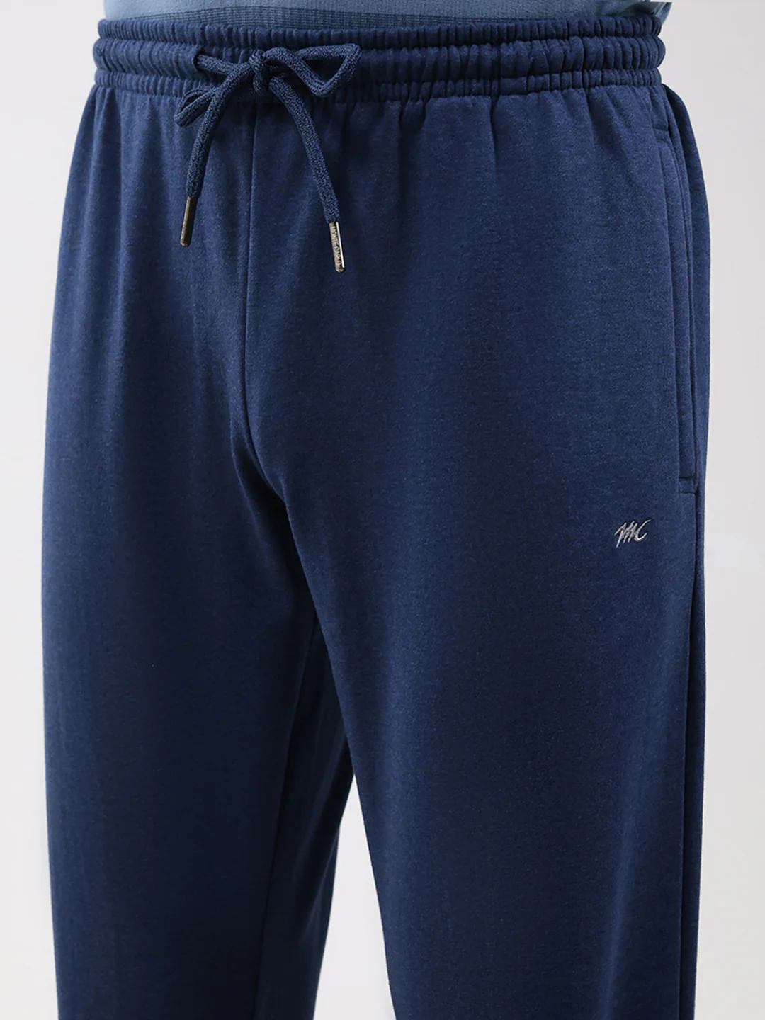Men Blue Solid Regular Fit Winter Lower - Image 6
