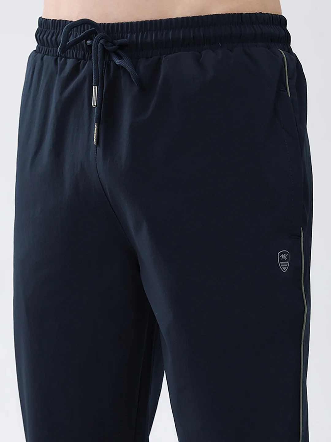 Men Blue Solid Regular Fit Winter Lower - Image 7