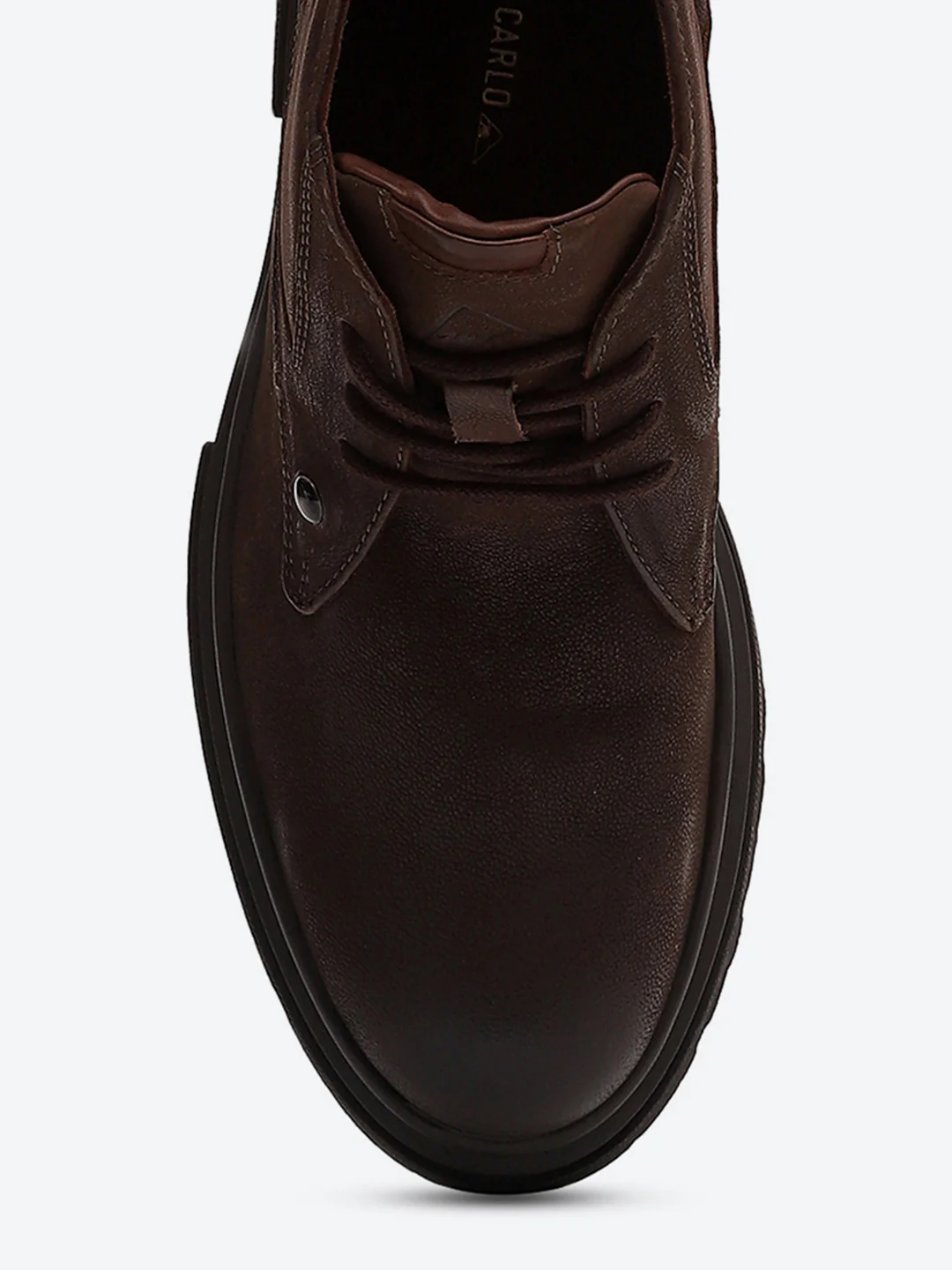 Men Brown Lace Up Genuine Leather Comfortable and Light weight Outdoor Boots - Image 7