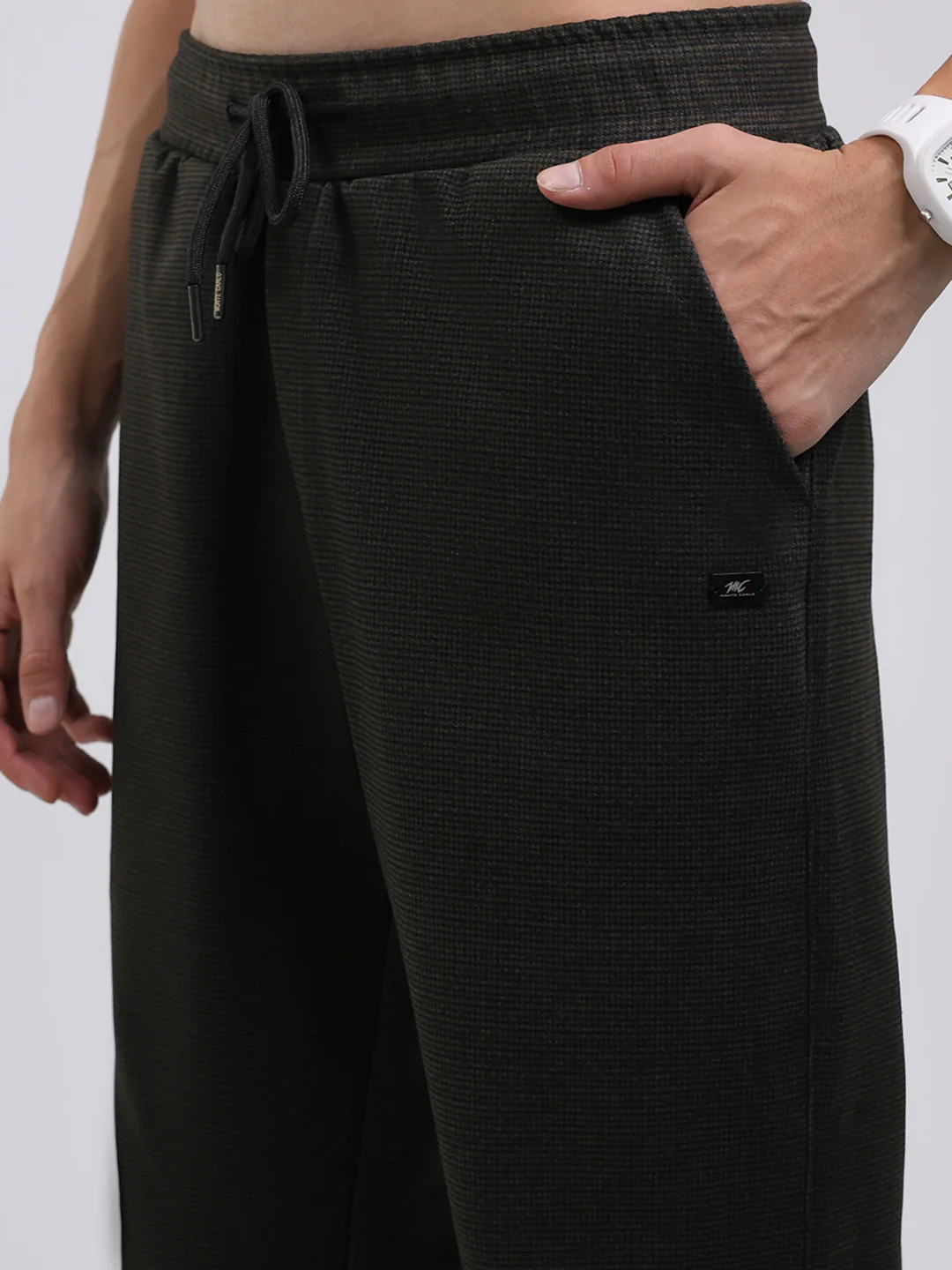 Men Brown Solid Regular Fit Winter Lower - Image 6