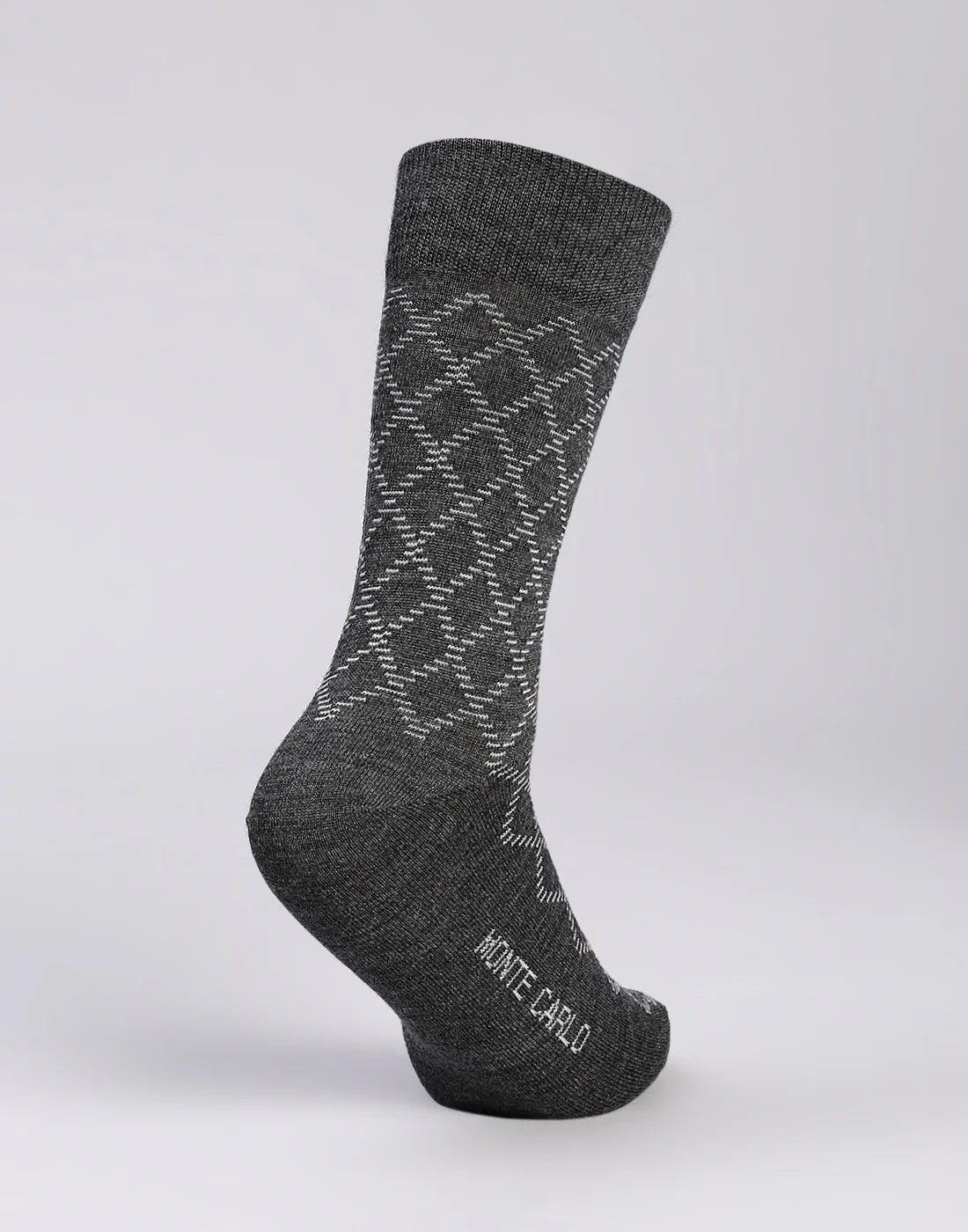 Men Cotton Blend Solid Calf Length Socks (1 Pair) - Image 4