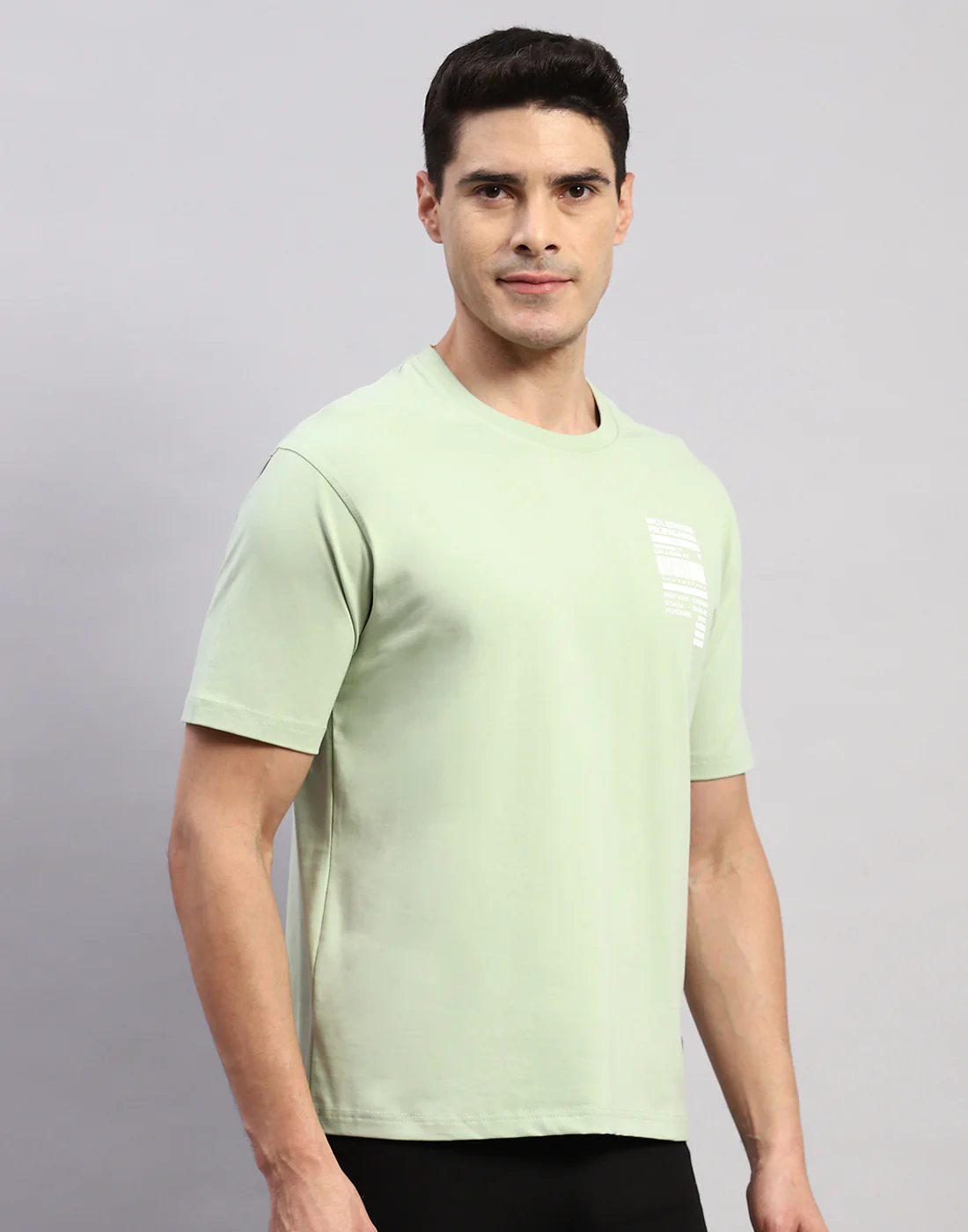Rock.it Men Green Printed Round Neck Half Sleeve T-Shirt - Image 5