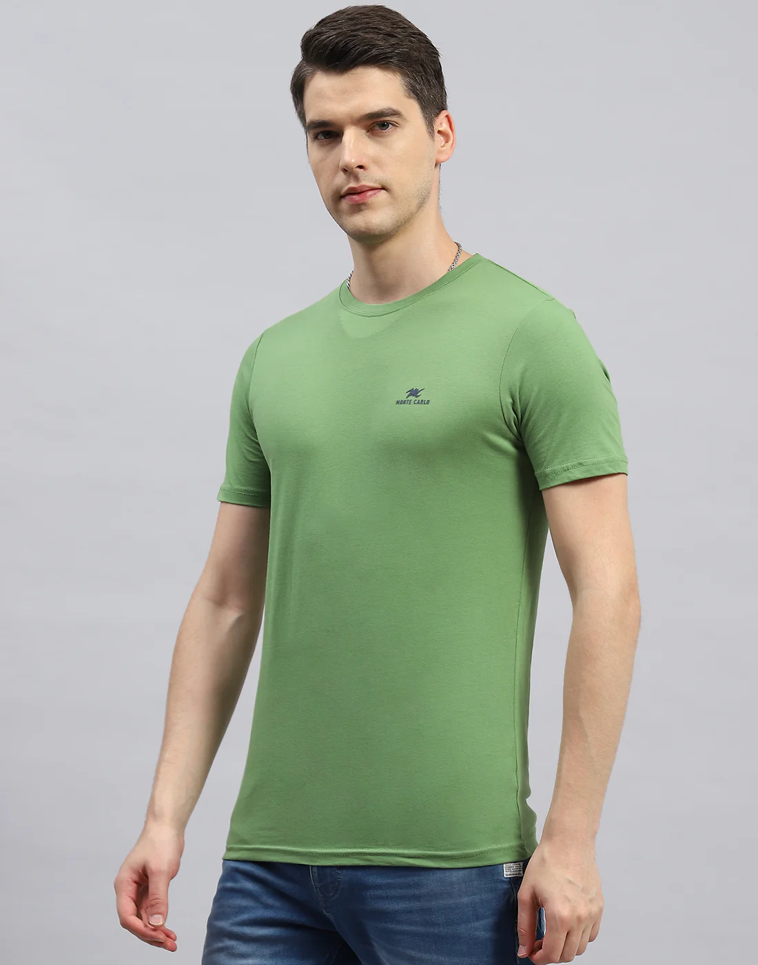 Men Green, Red & Blue Solid Round Neck Half Sleeve T-Shirt (Pack of 3) - Image 11