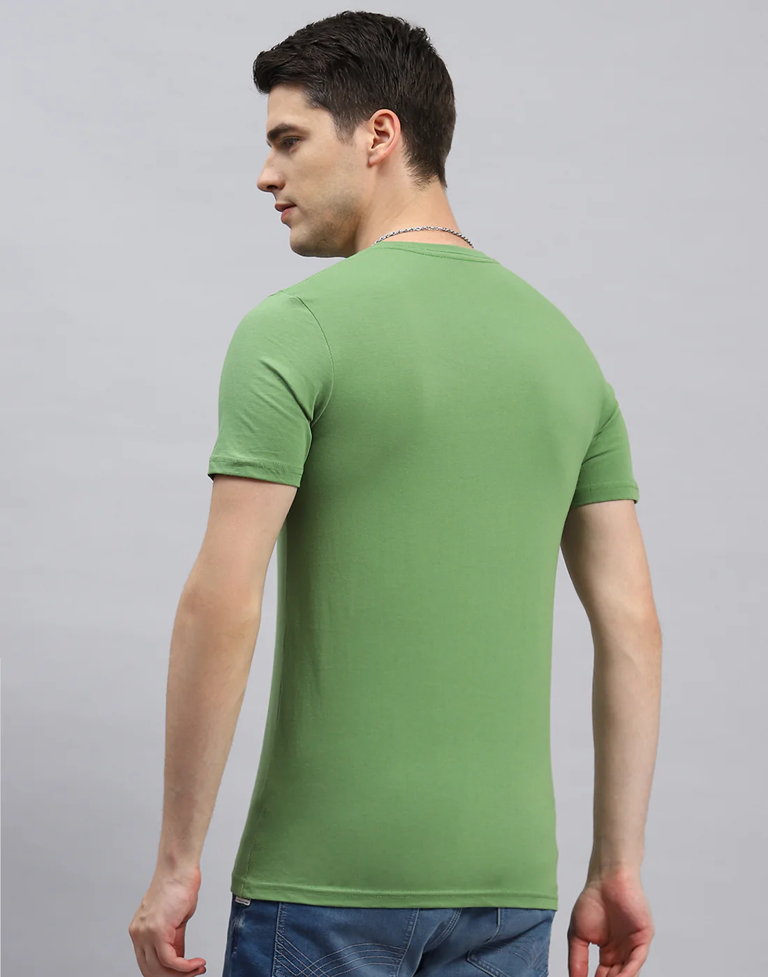 Men Green, Red & Blue Solid Round Neck Half Sleeve T-Shirt (Pack of 3) - Image 12