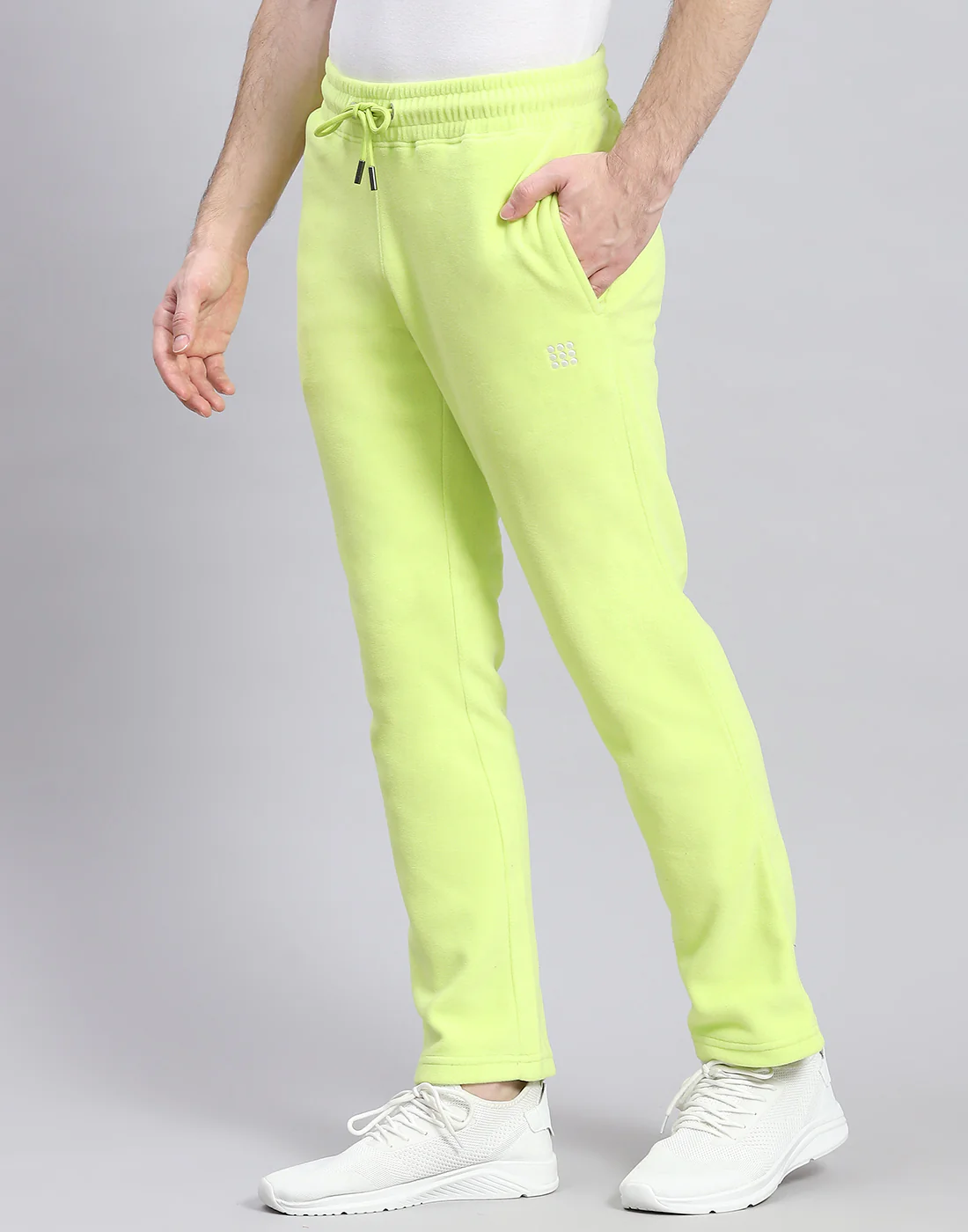 Rock.it Men Green Solid Hooded Full Sleeve Tracksuit - Image 7