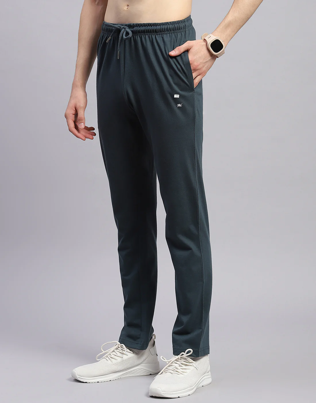 Men Green Solid Polo Collar Half Sleeve Lower Set - Image 6