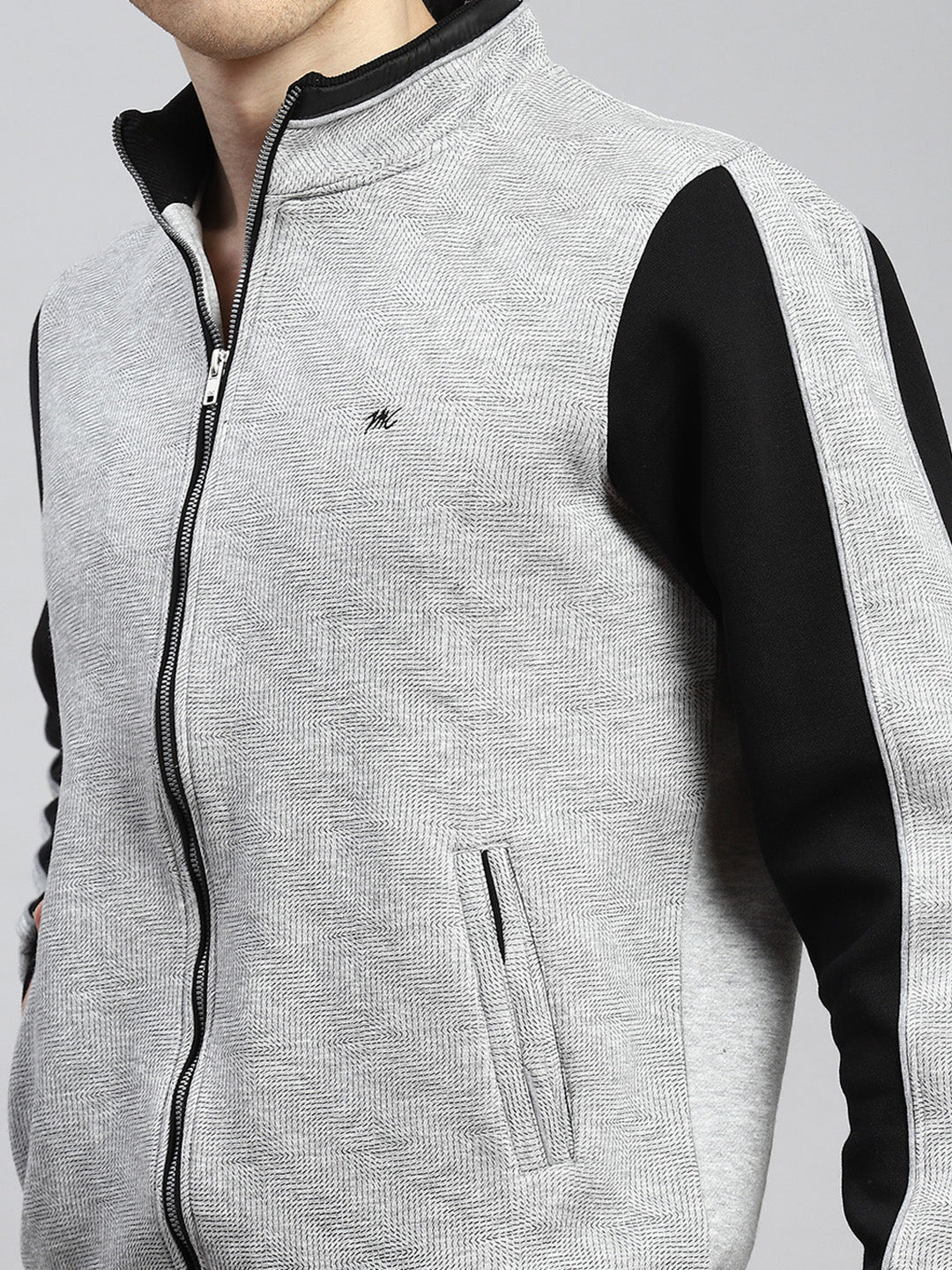 Men Grey Plain Tracksuit - Image 6