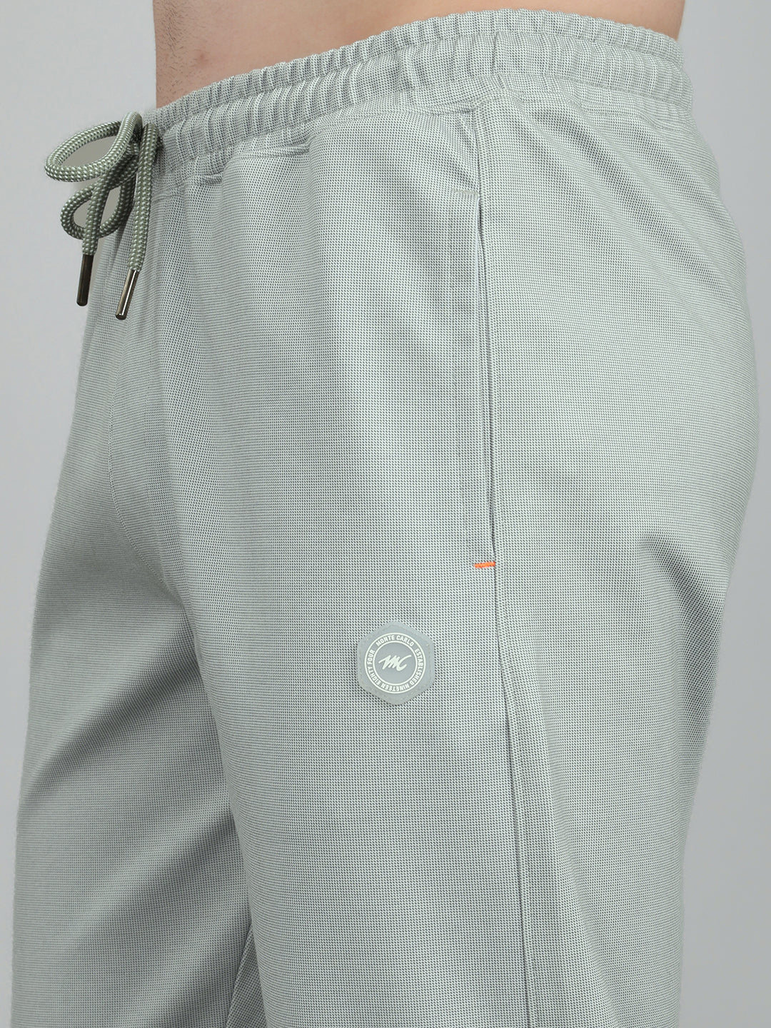 Men Grey Polka Dots Regular Fit Lower - Image 4