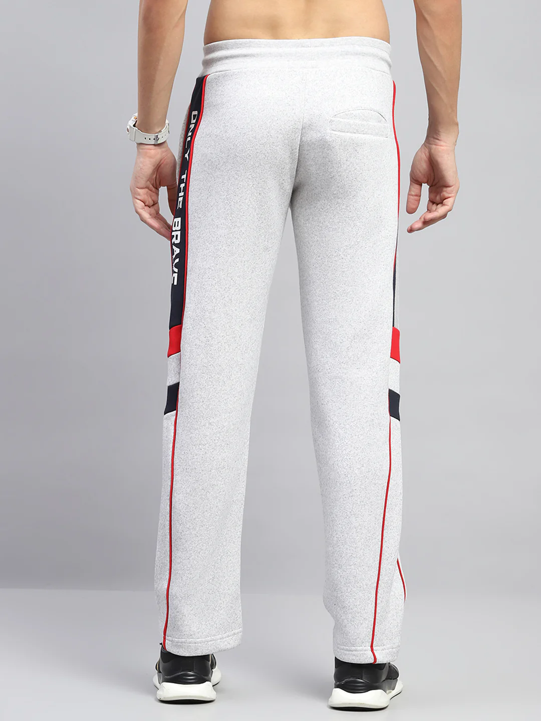 Men Grey Printed Regular Fit Lower - Image 5