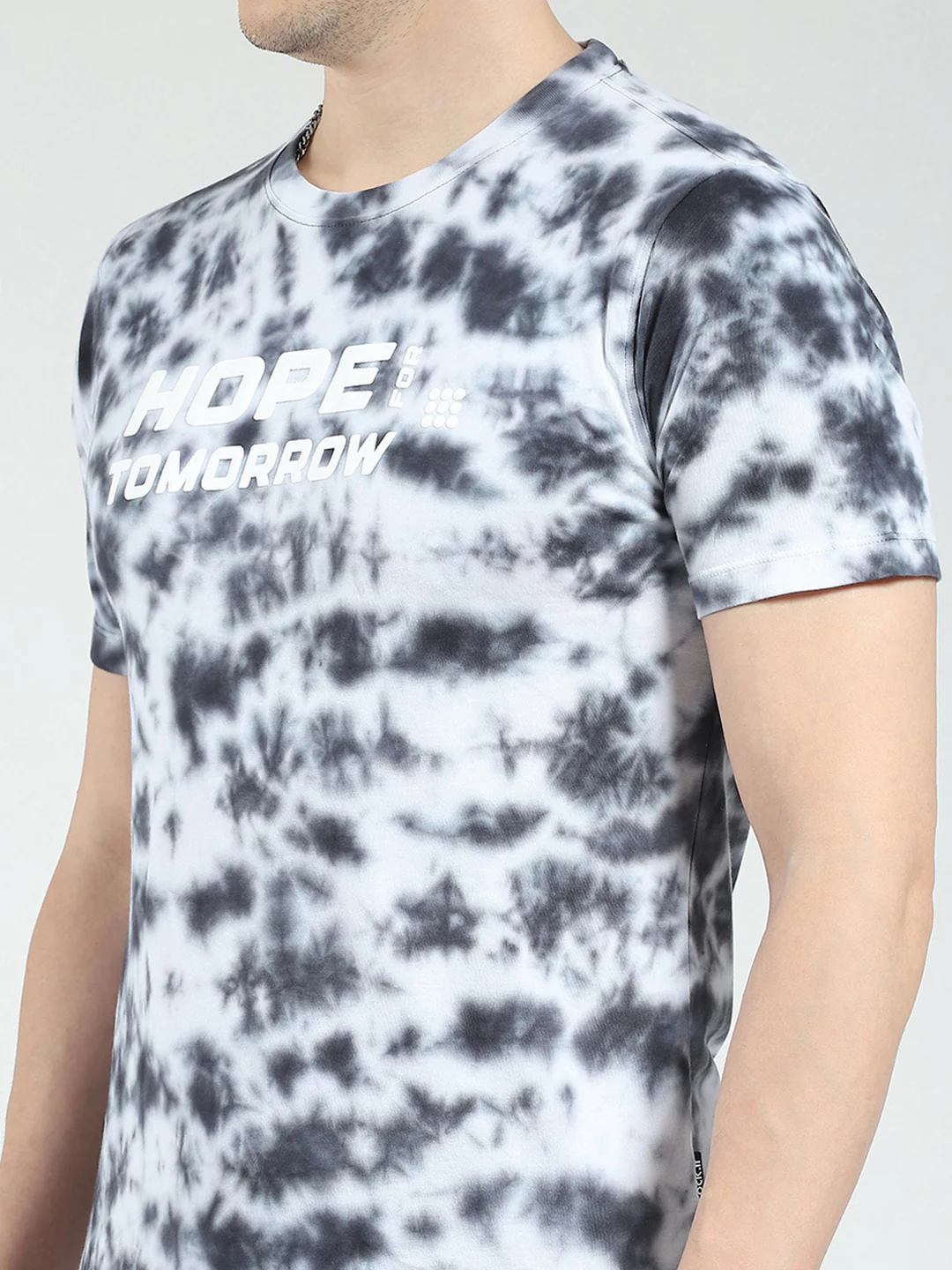 Rock.it Men Grey Printed Round Neck Half Sleeve T-Shirt - Image 6
