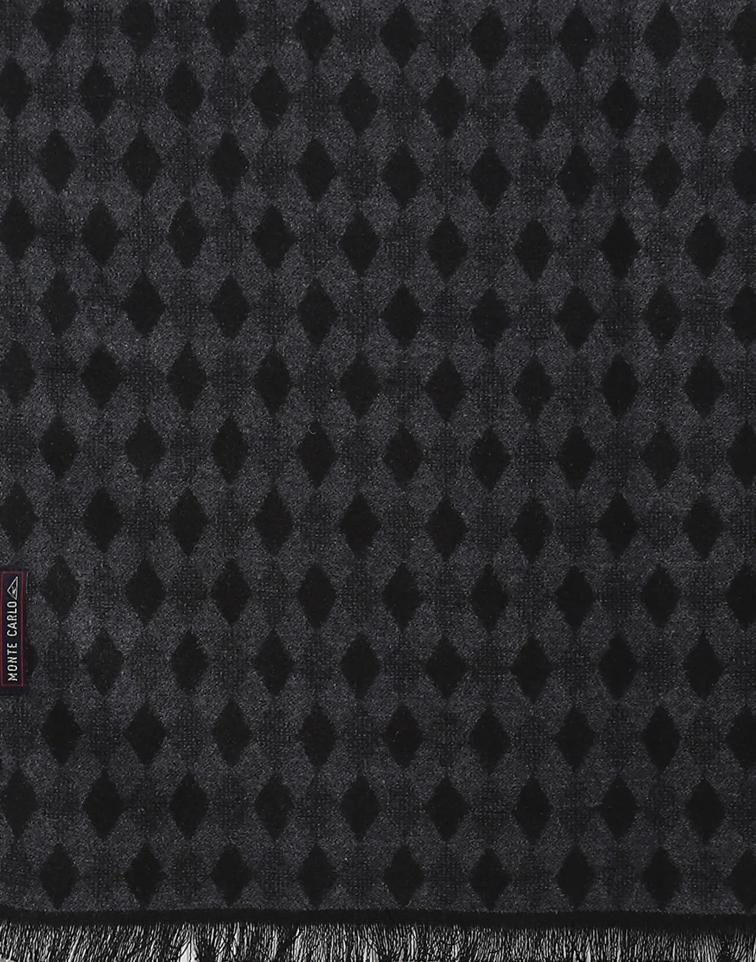 Men Grey Self Design Muffler - Image 7