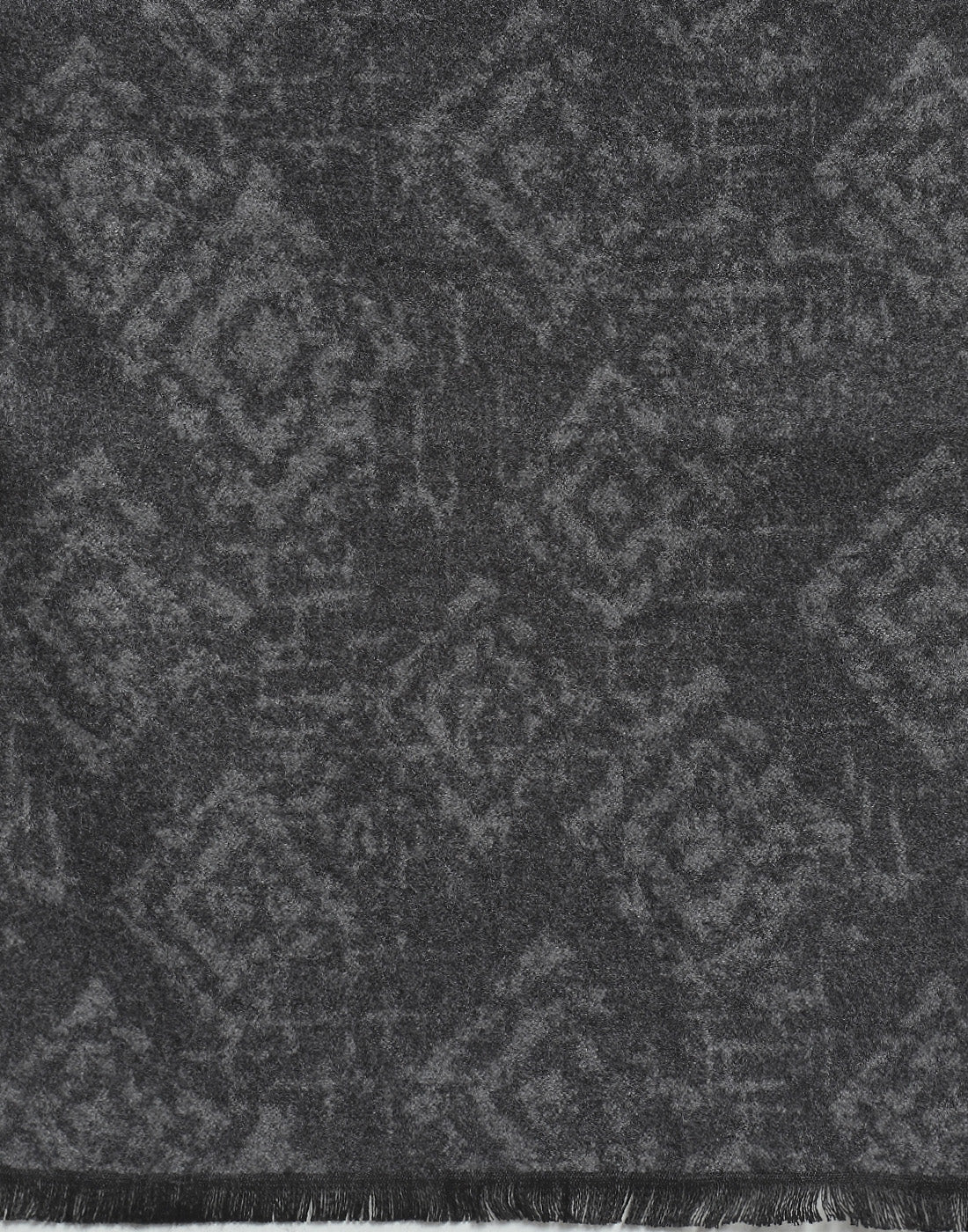Men Grey Self Design Muffler - Image 6