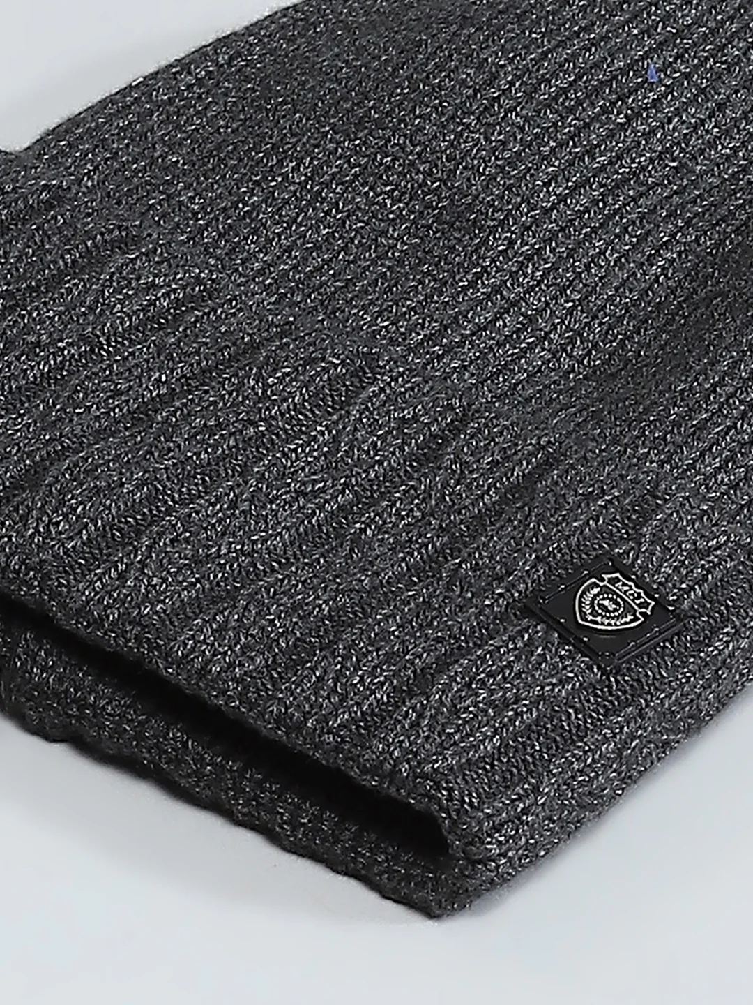 Men Grey Solid Cap - Image 7