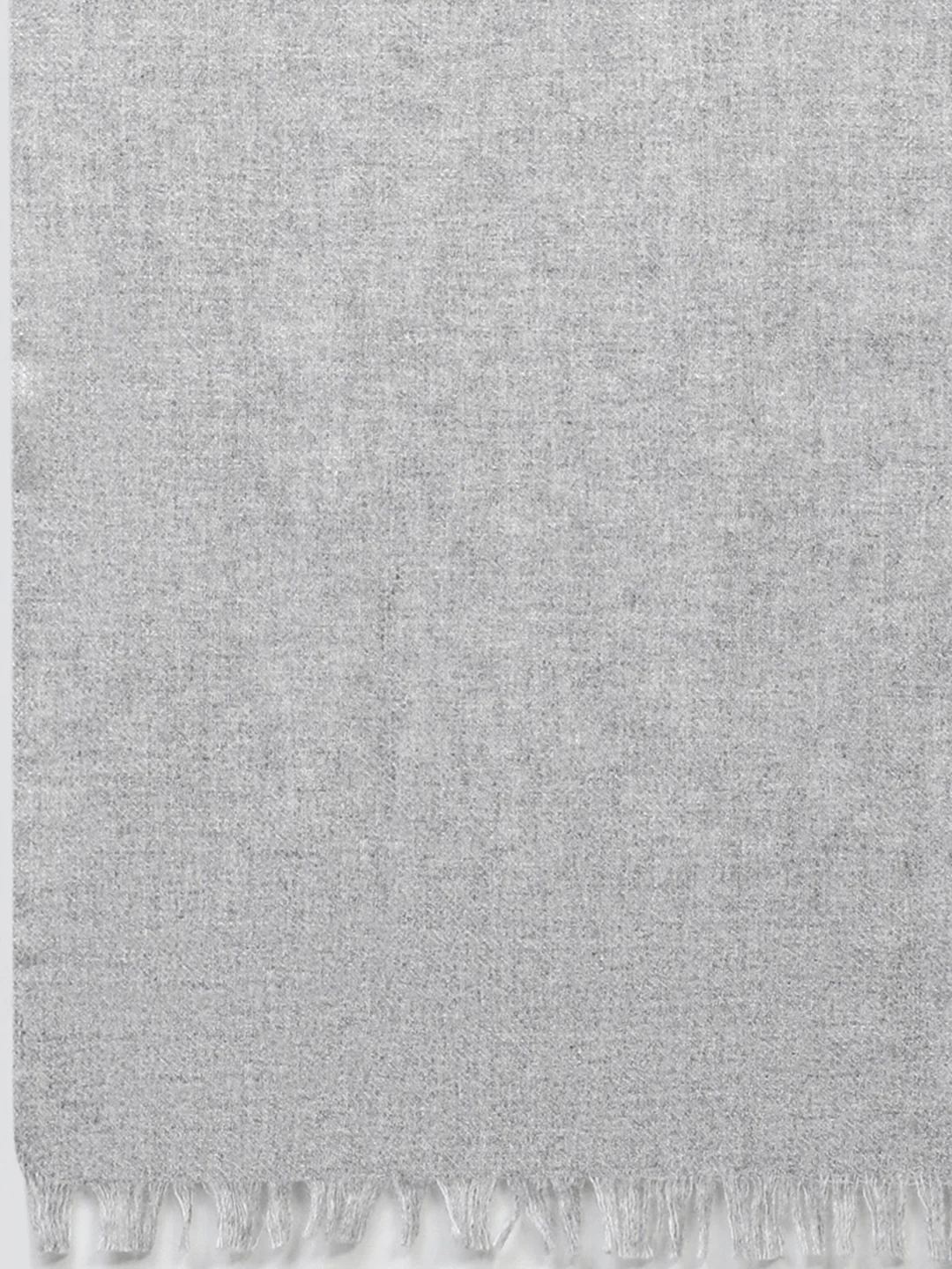 Men Grey Solid Muffler - Image 8
