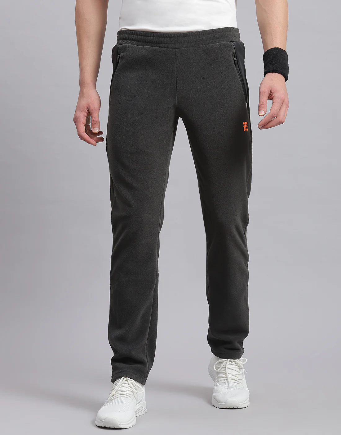 Rock.it Men Grey Solid Regular Fit Winter Lower - Image 3