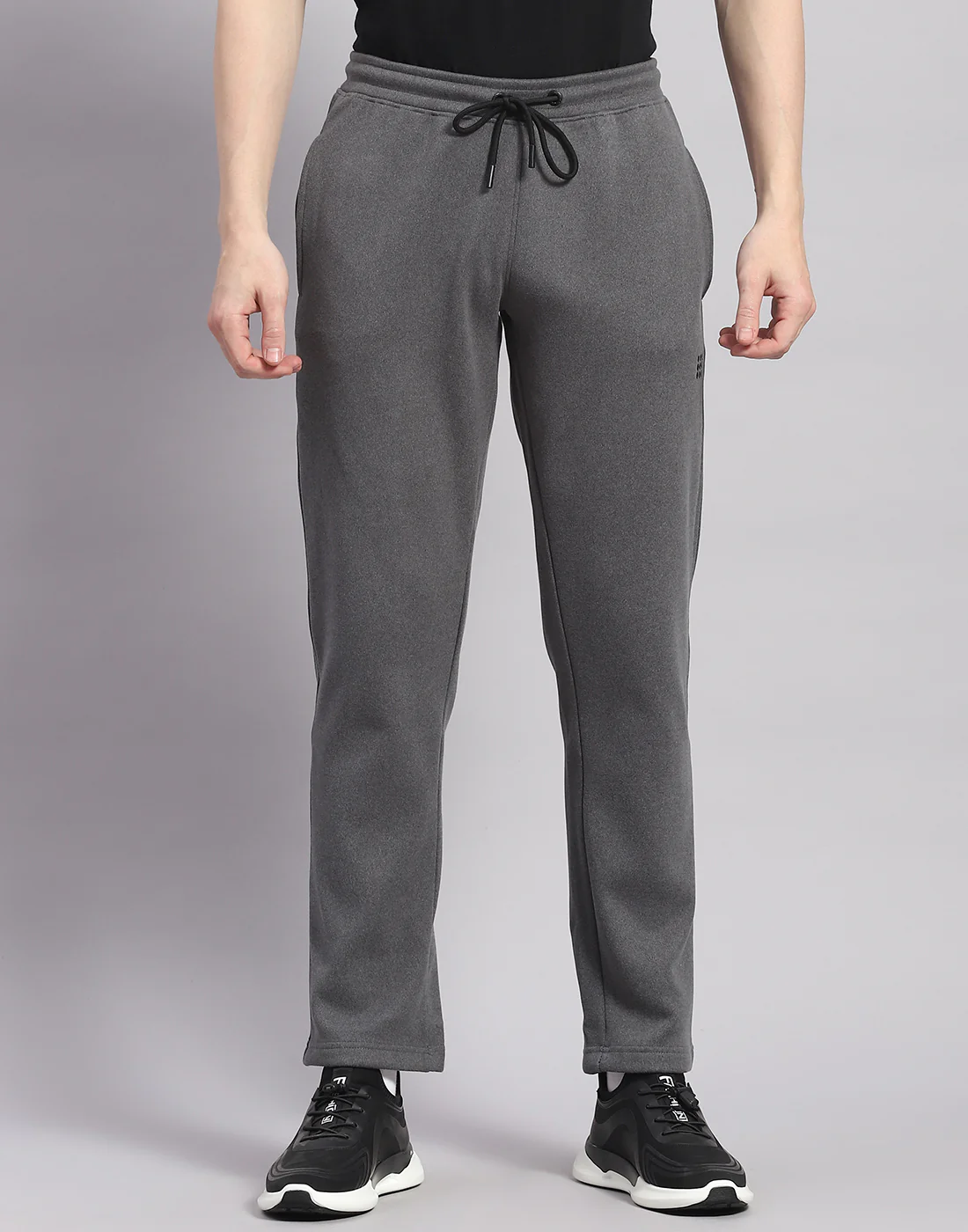 Rock.it Men Grey Solid Regular Fit Lower - Image 2