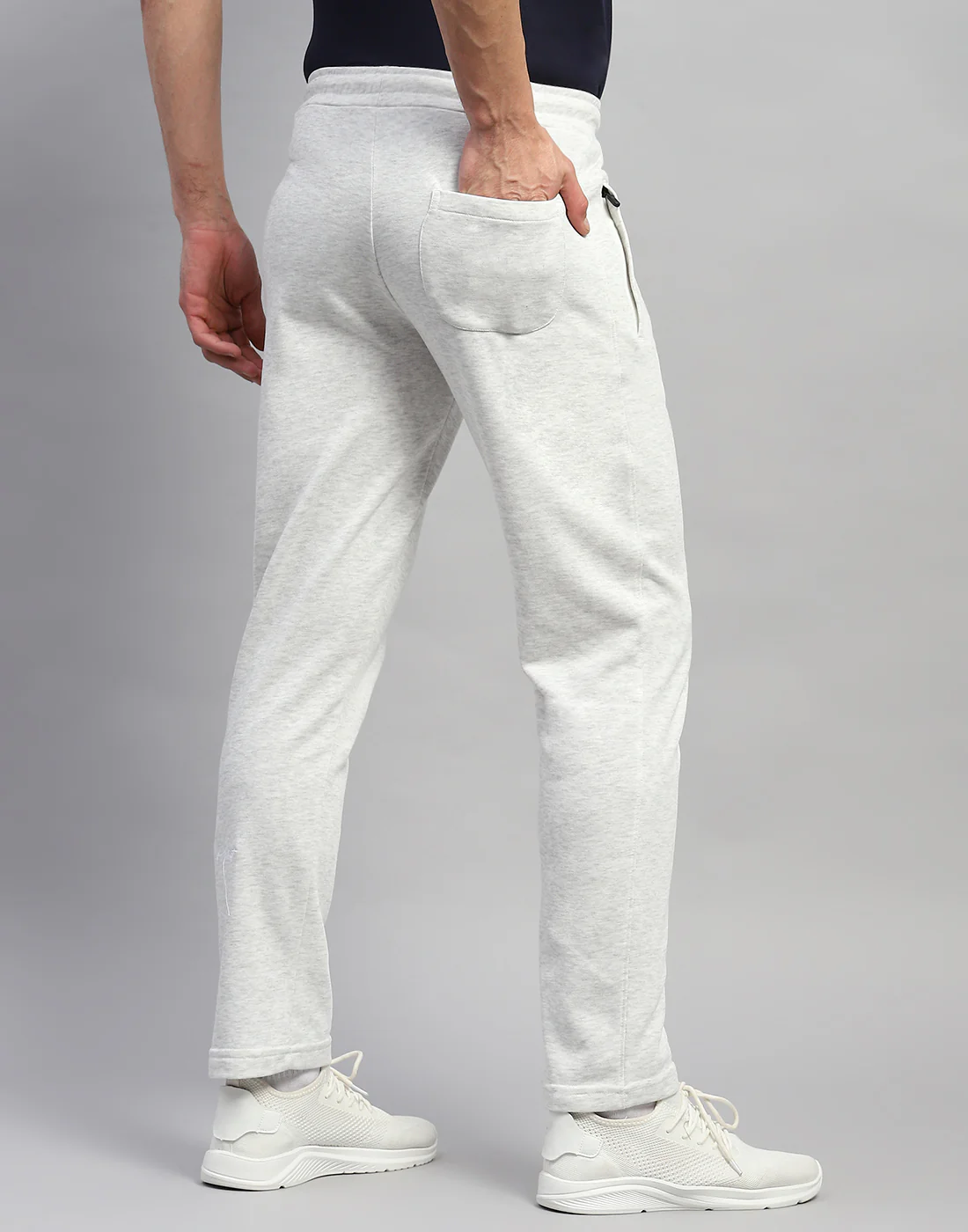 Rock.it Men Grey Solid Regular Fit Lower - Image 5
