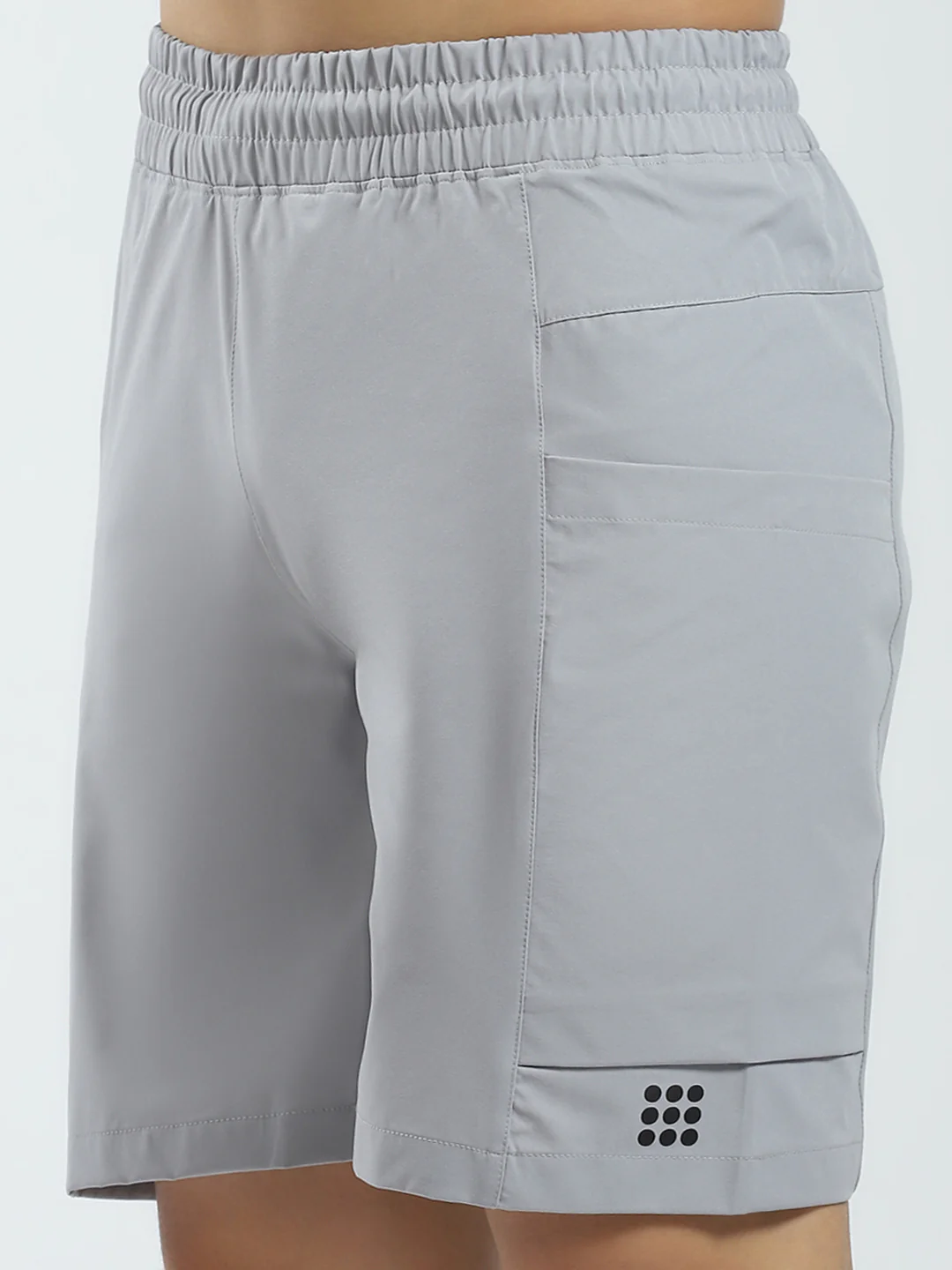 Rock.it Men Grey Solid Regular Fit Short - Image 6