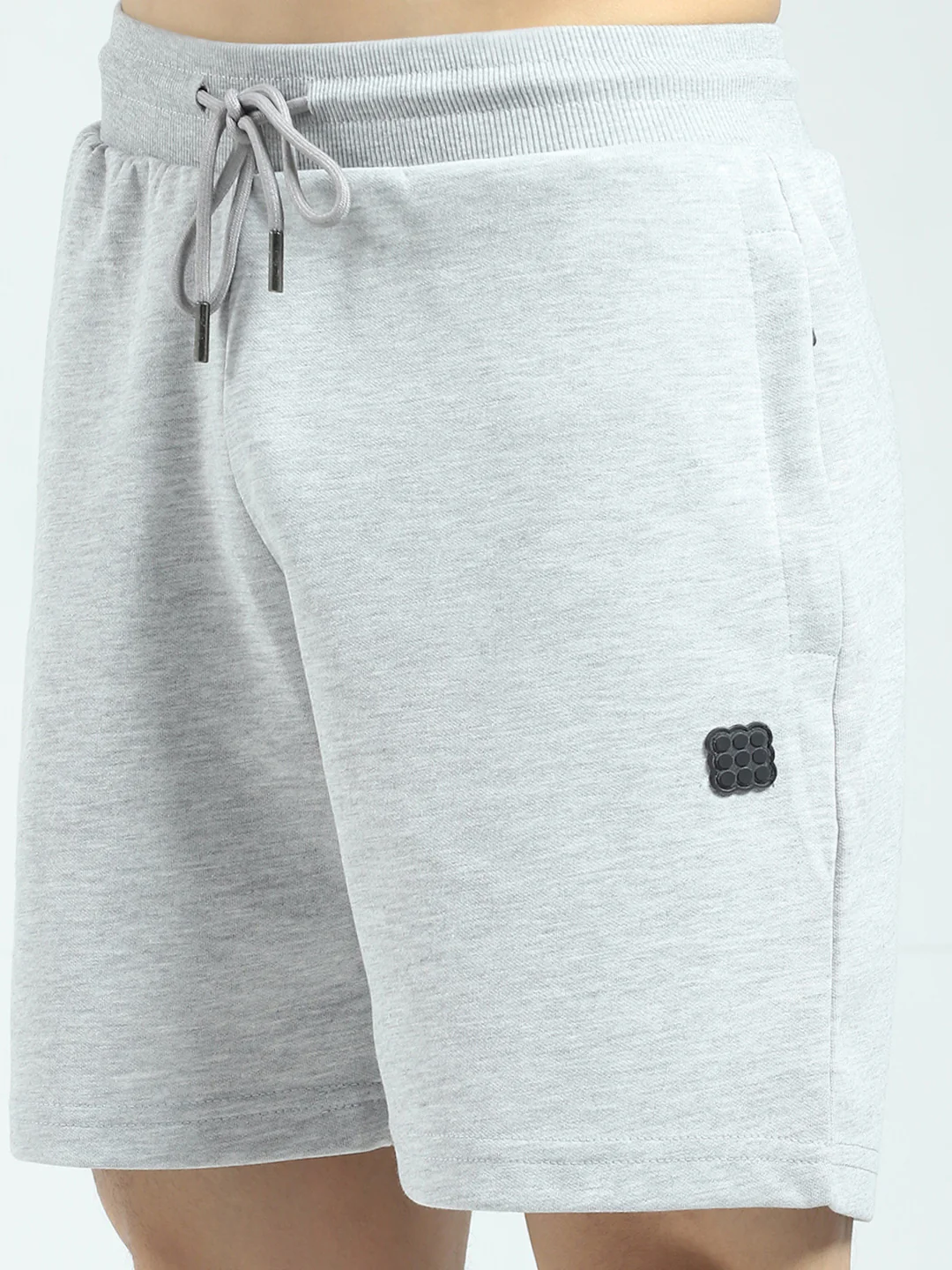 Rock.it Men Grey Solid Regular Fit Shorts - Image 6